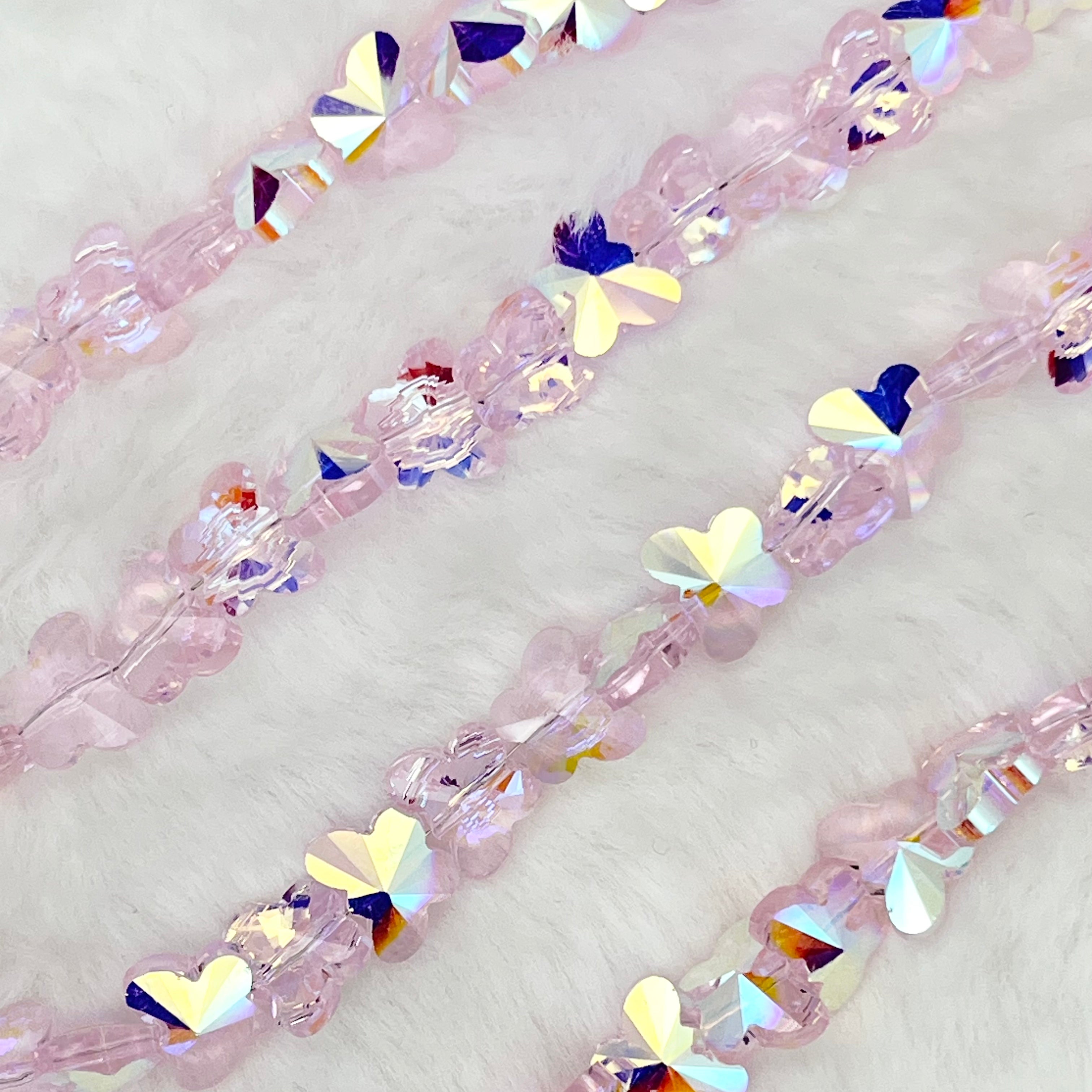 【 Butterfly-8mm】Crystal Strands