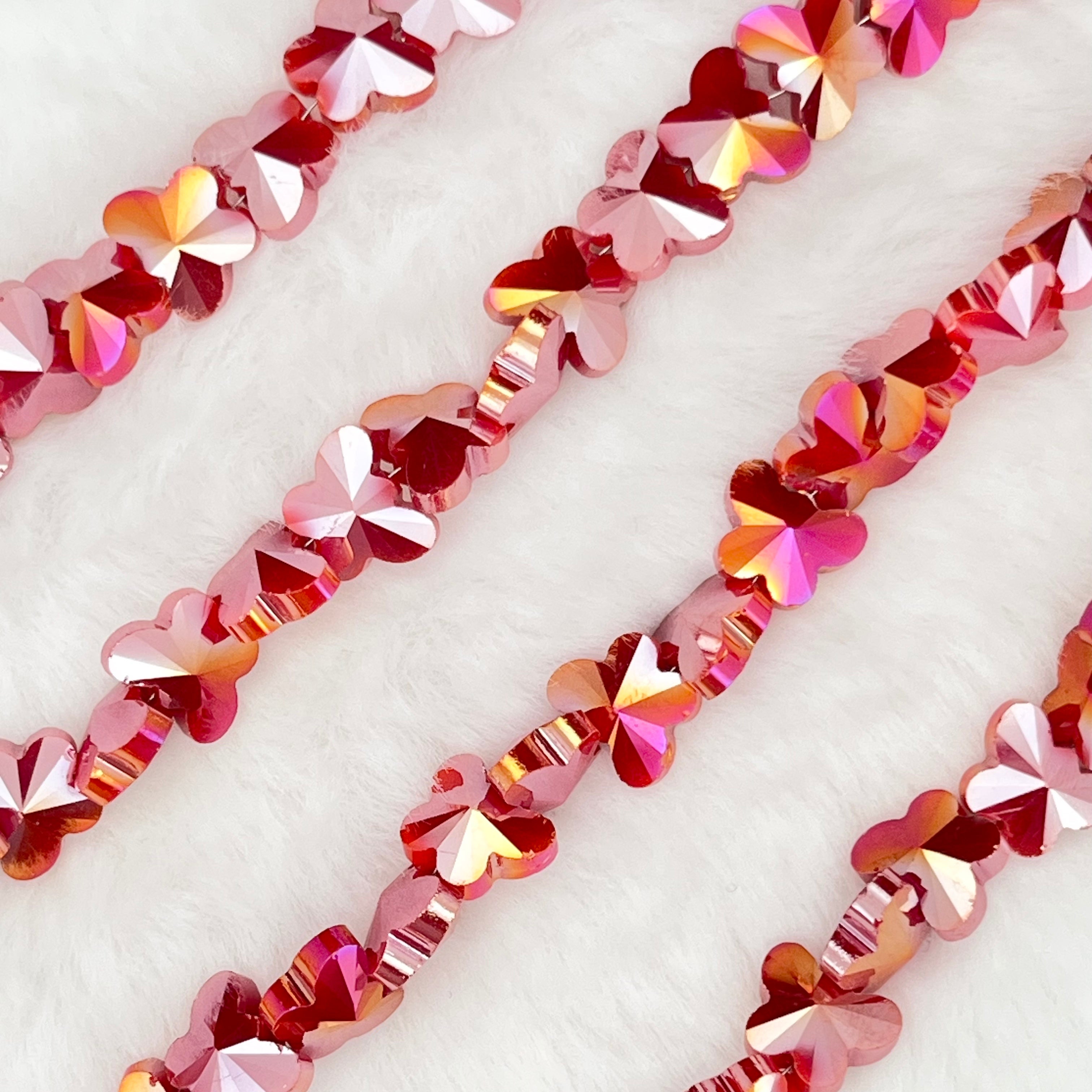 【 Butterfly-8mm】Crystal Strands