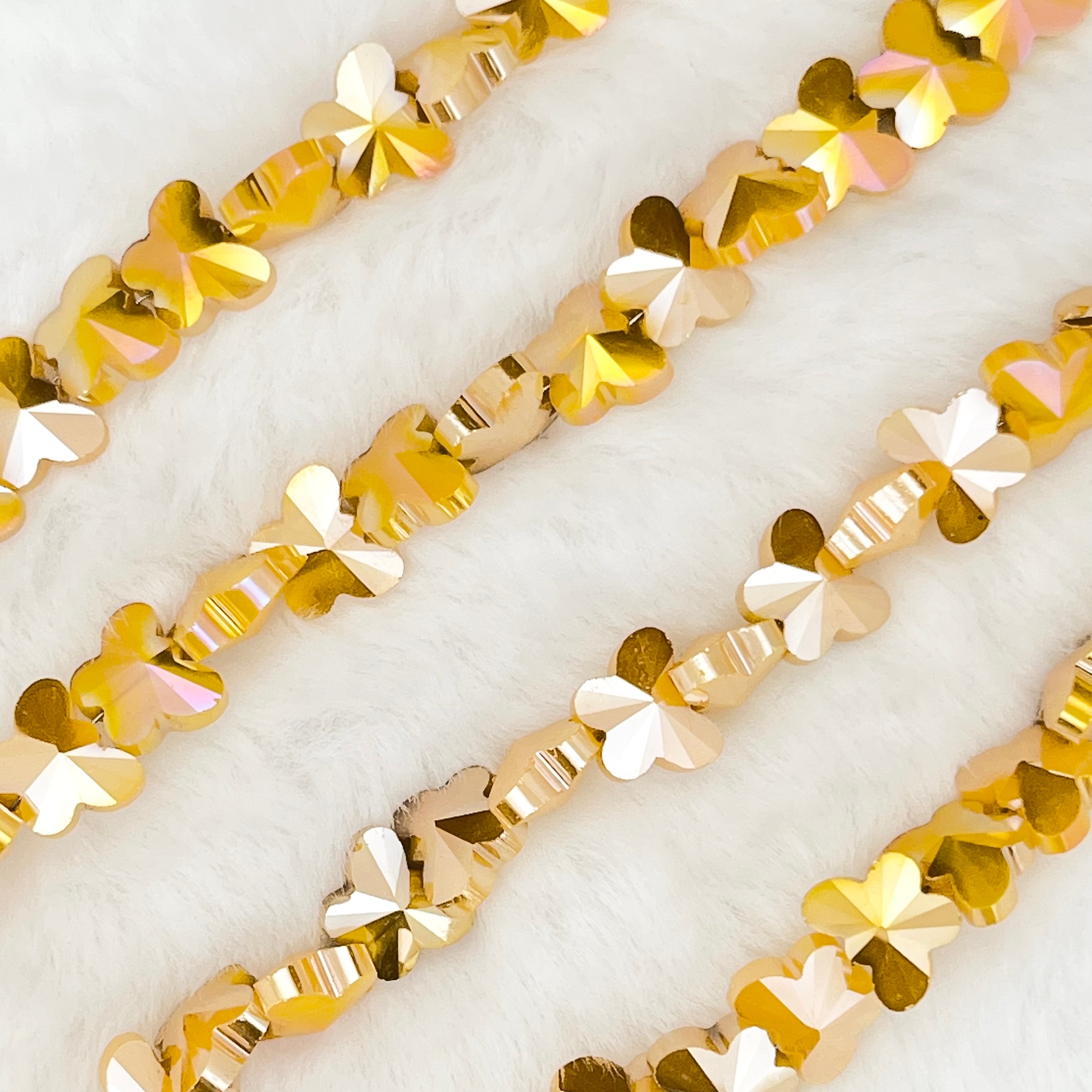 【 Butterfly-8mm】Crystal Strands