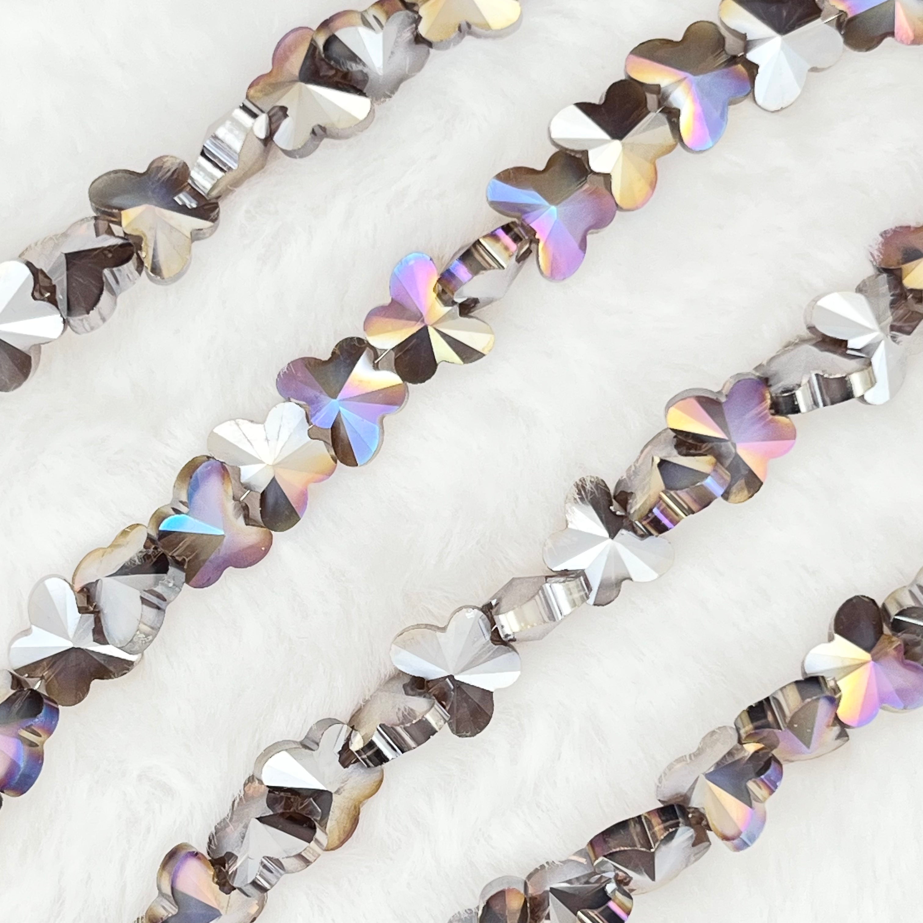 【 Butterfly-8mm】Crystal Strands