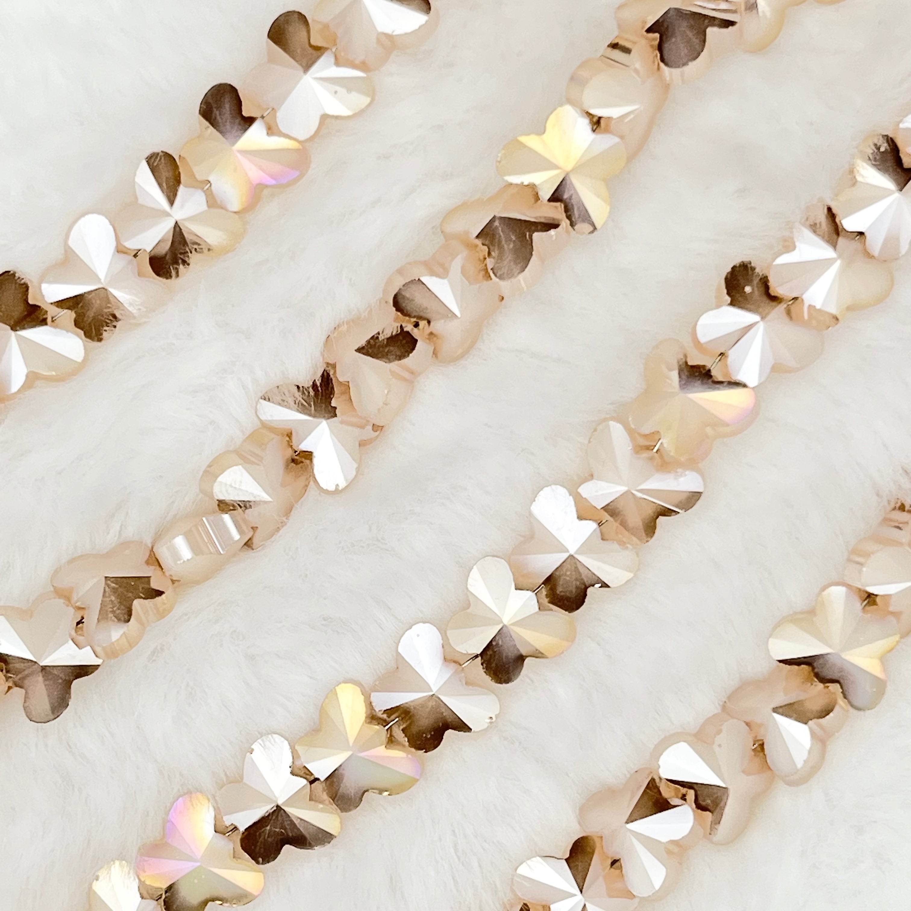 【 Butterfly-8mm】Crystal Strands