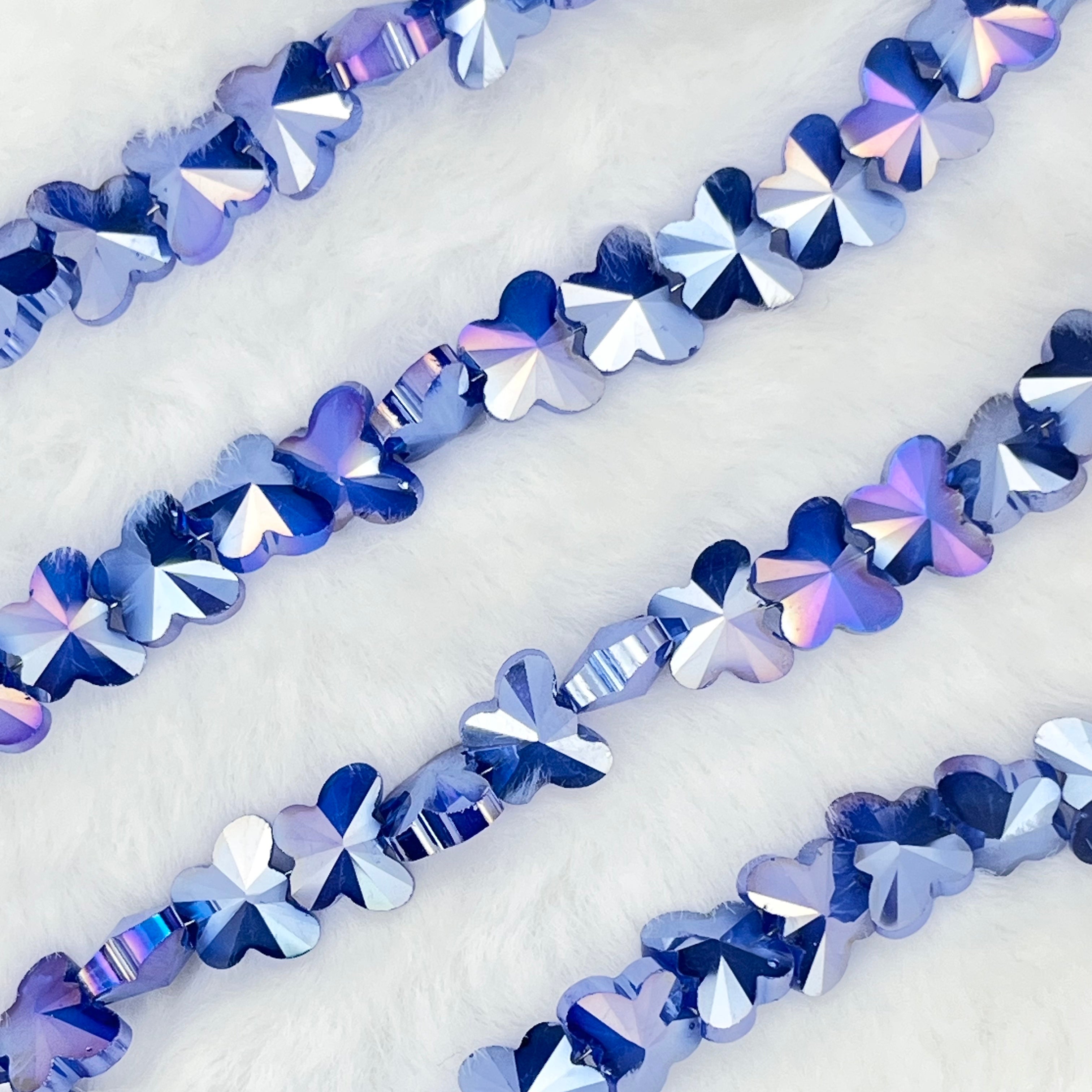 【 Butterfly-8mm】Crystal Strands