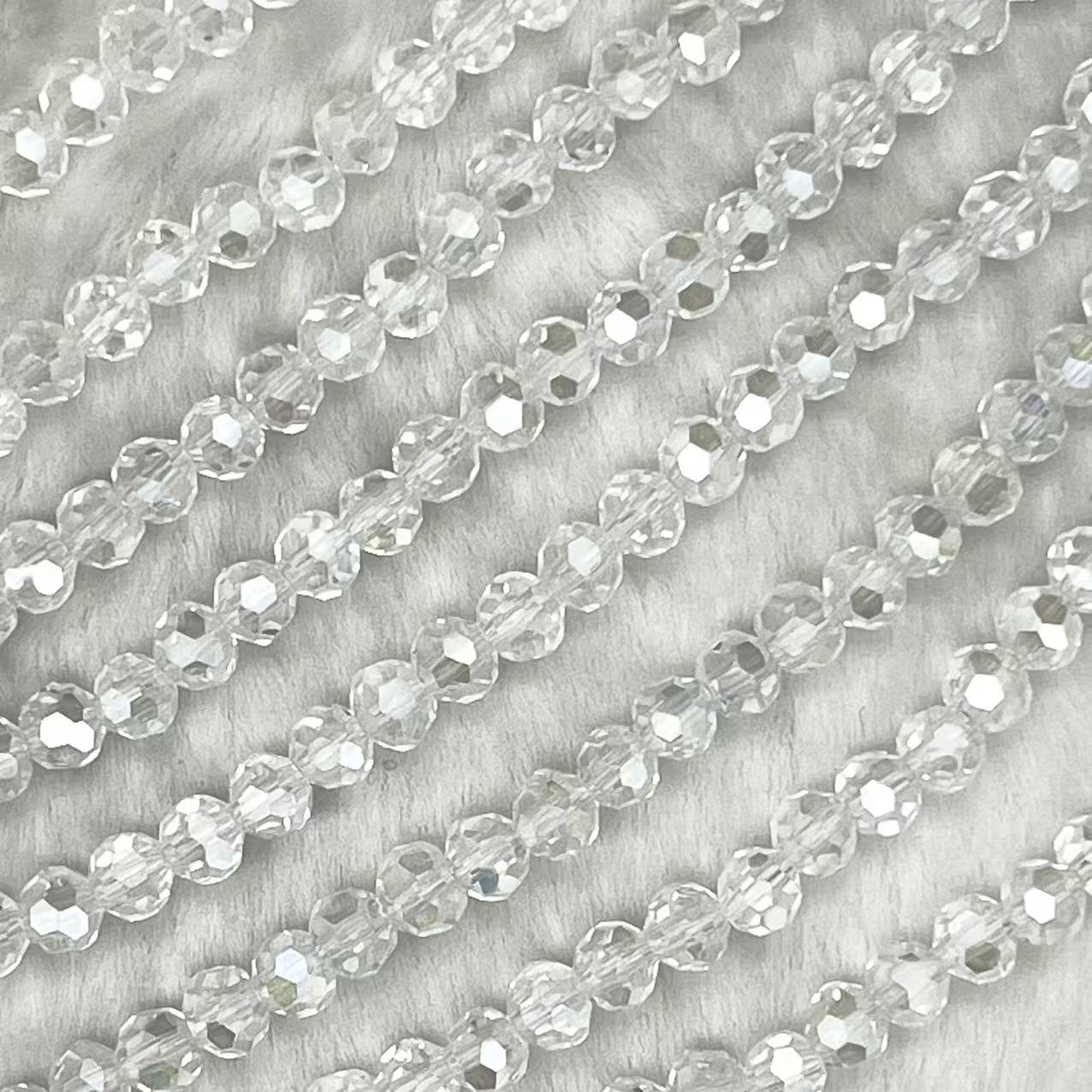 【Special】【Round Faceted-3.5mm】Crystal Strands