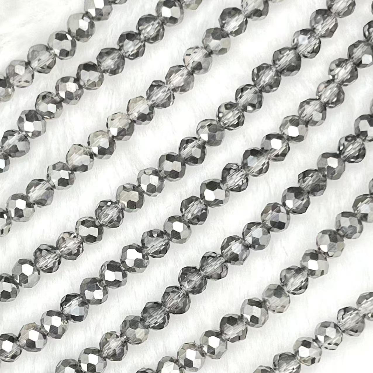 【Special】【Round Faceted-3.5mm】Crystal Strands