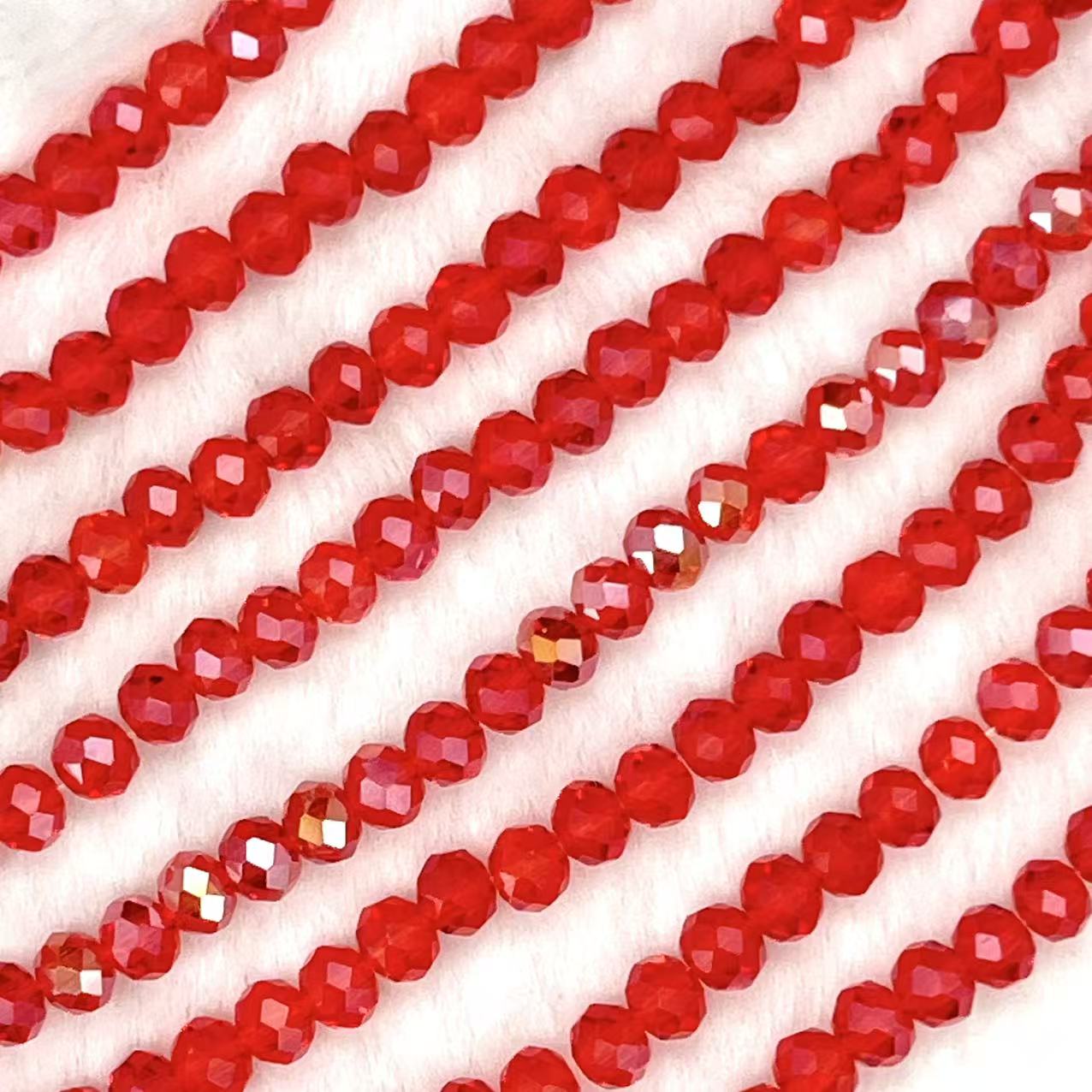 【Special】【Round Faceted-3.5mm】Crystal Strands