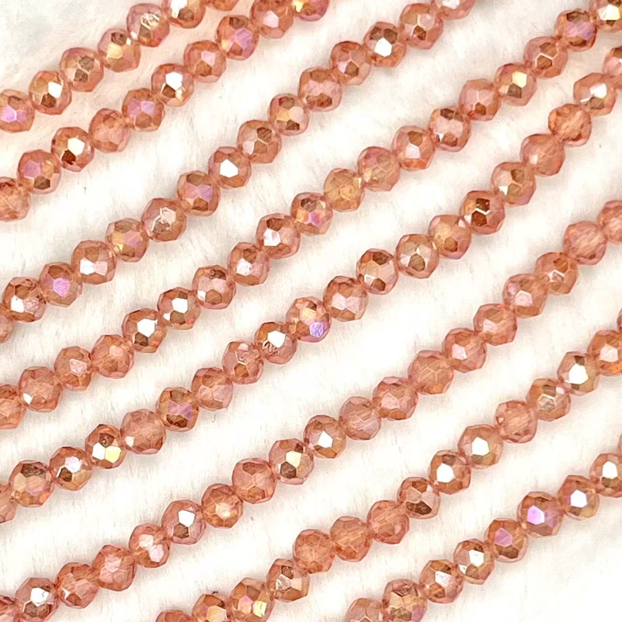 【Special】【Round Faceted-3.5mm】Crystal Strands