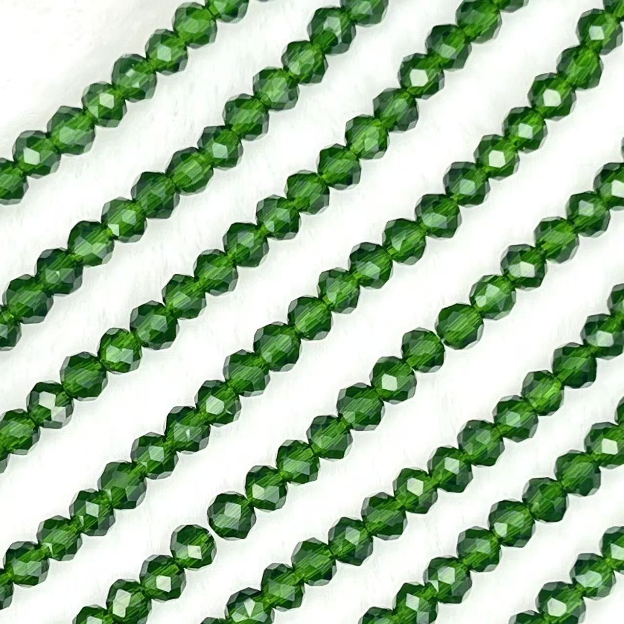 【Special】【Round Faceted-3.5mm】Crystal Strands