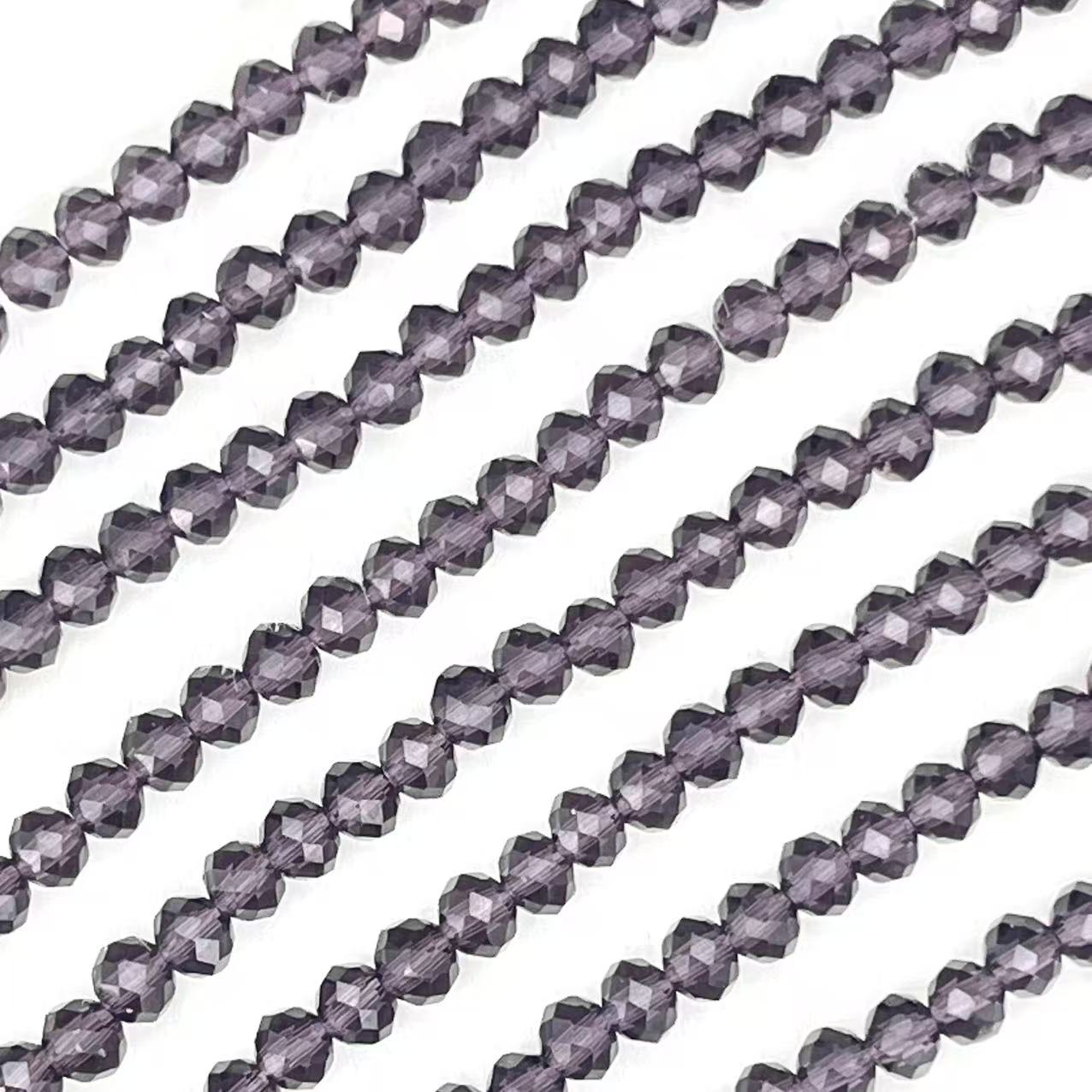 【Special】【Round Faceted-3.5mm】Crystal Strands