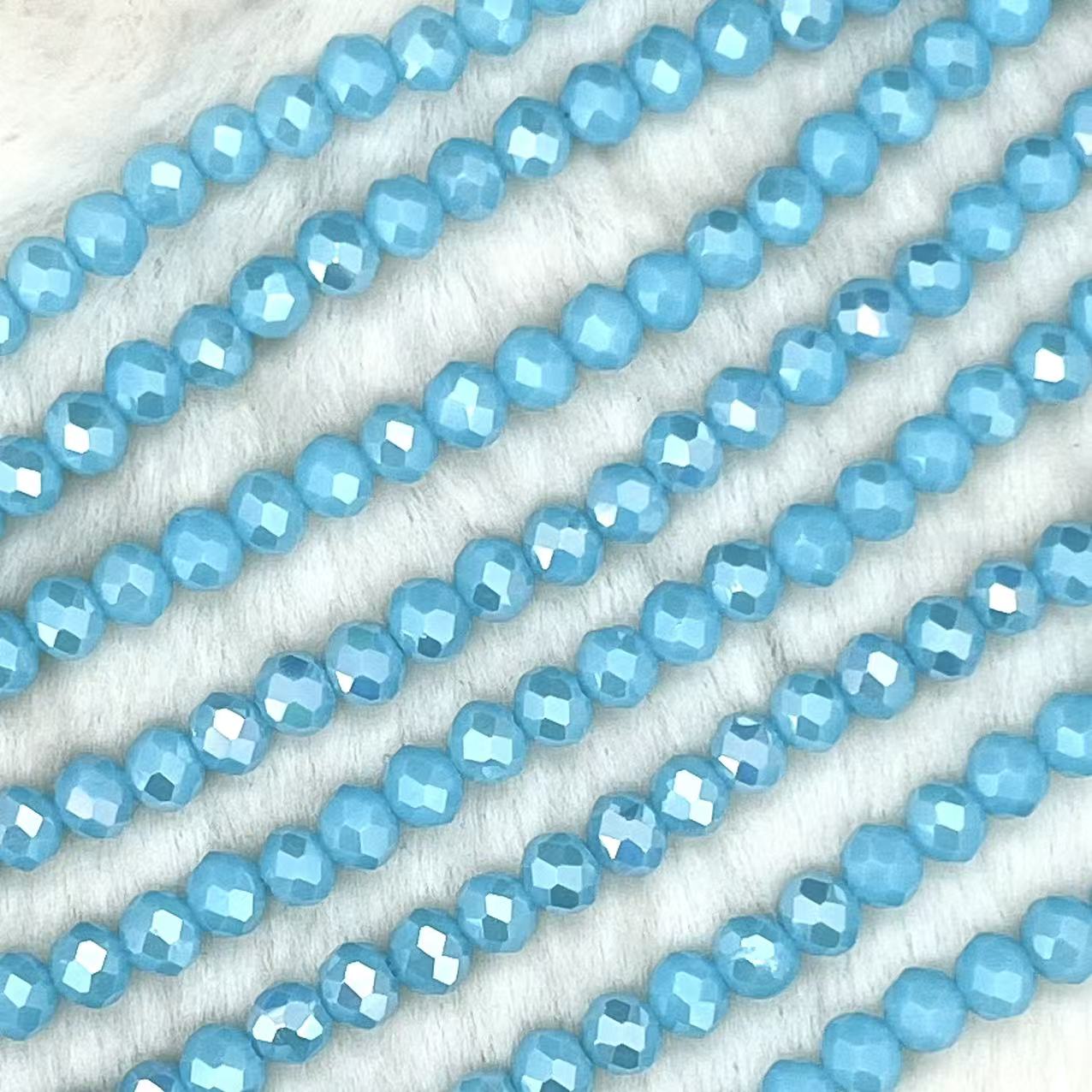 【Special】【Round Faceted-3.5mm】Crystal Strands