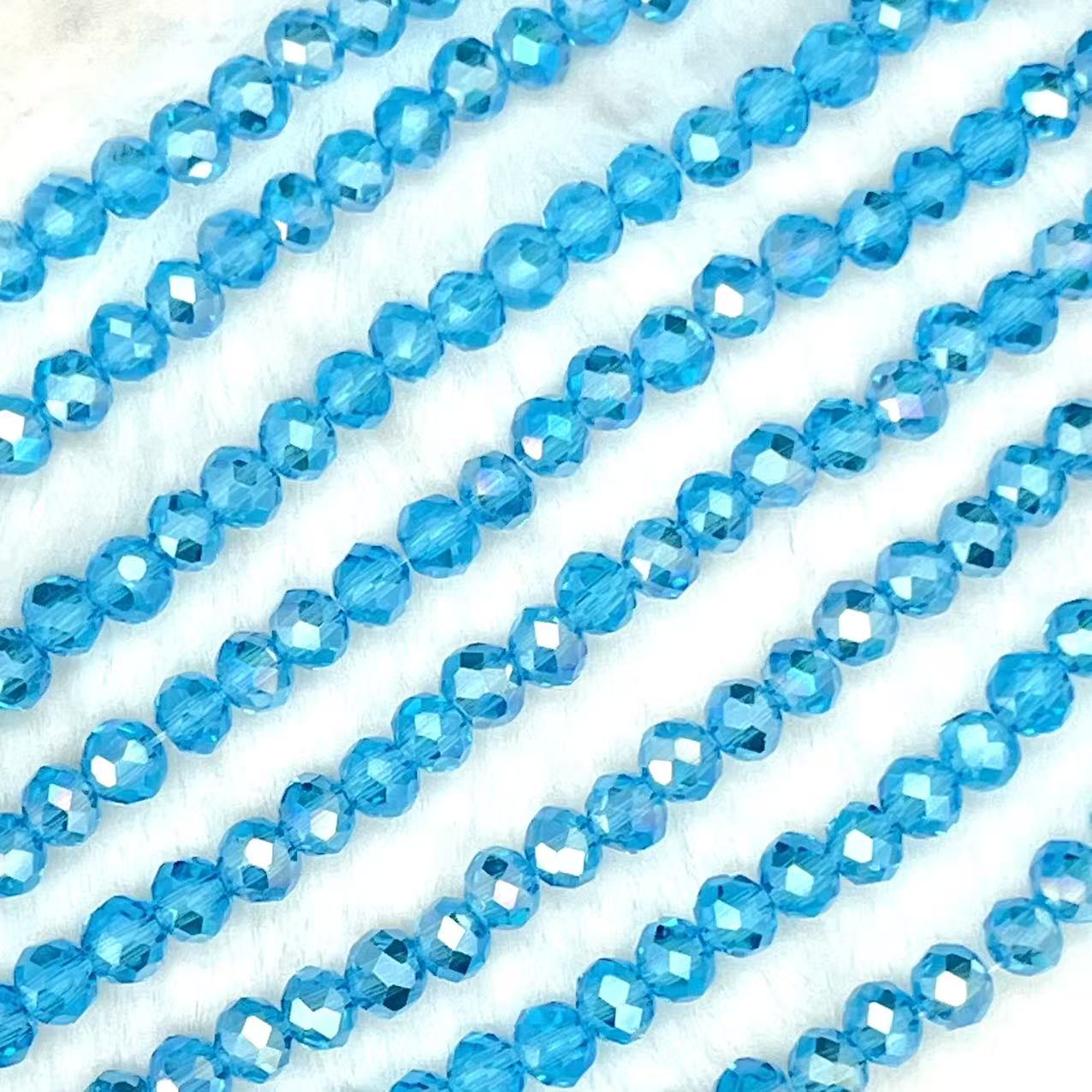 【Special】【Round Faceted-3.5mm】Crystal Strands