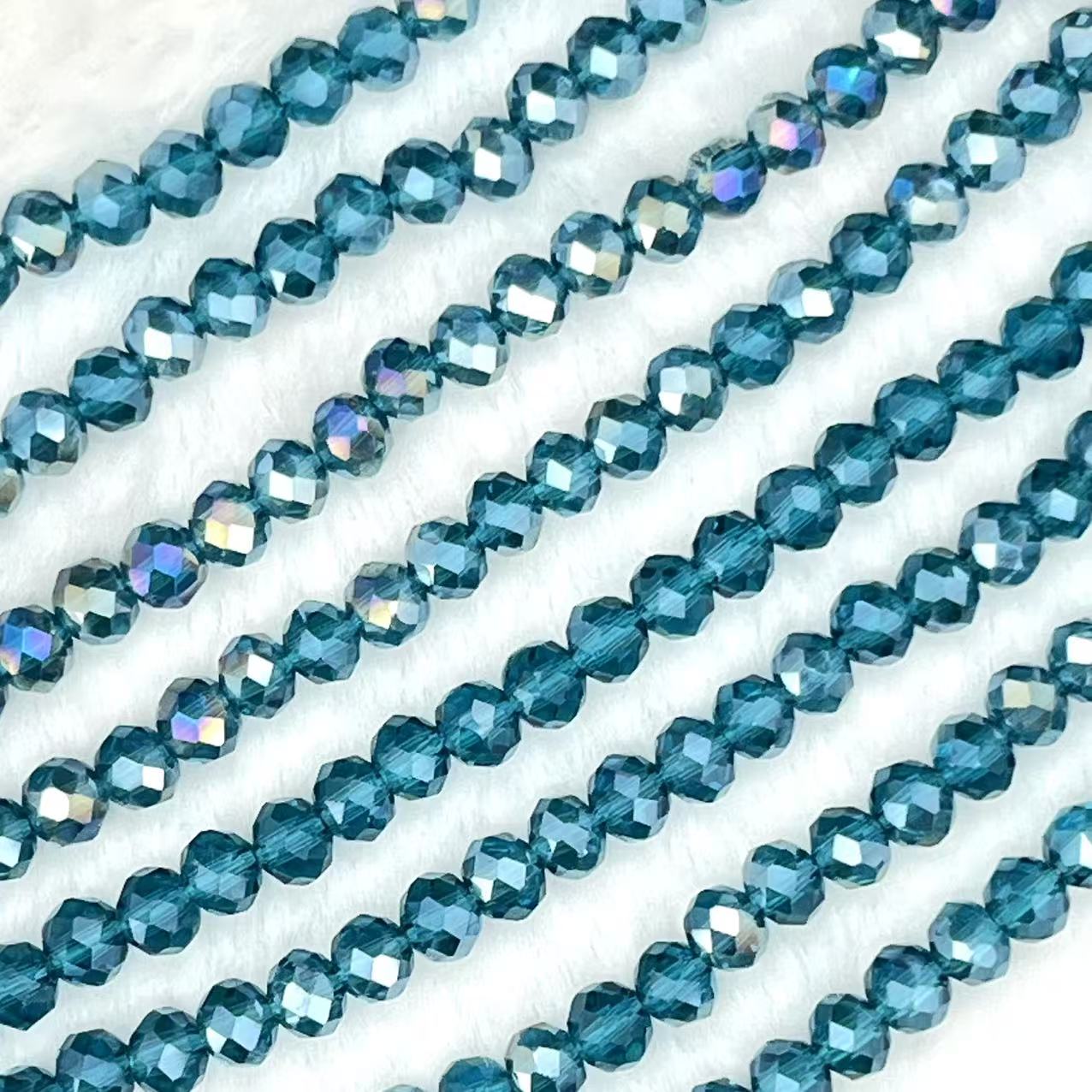 【Special】【Round Faceted-3.5mm】Crystal Strands