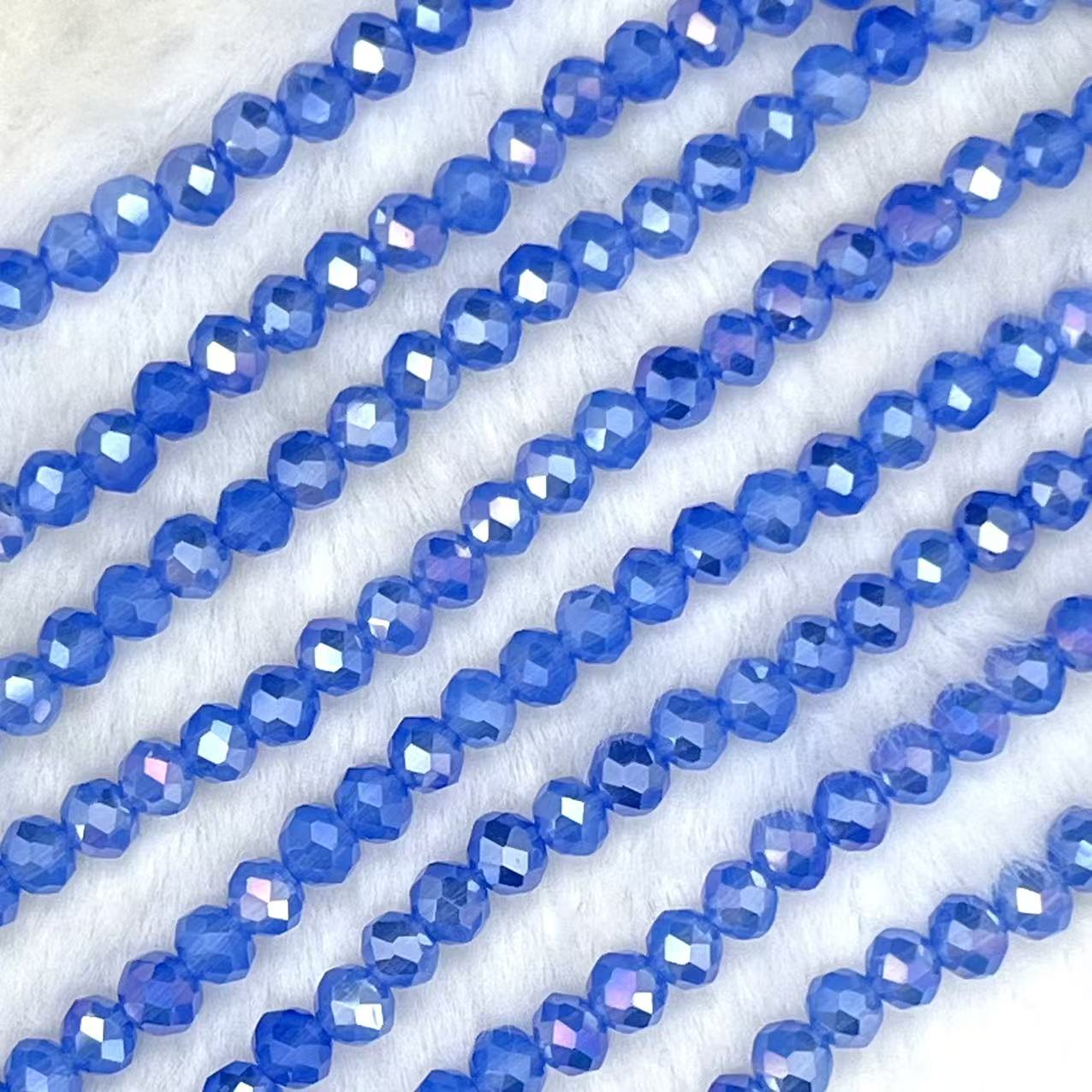 【Special】【Round Faceted-3.5mm】Crystal Strands