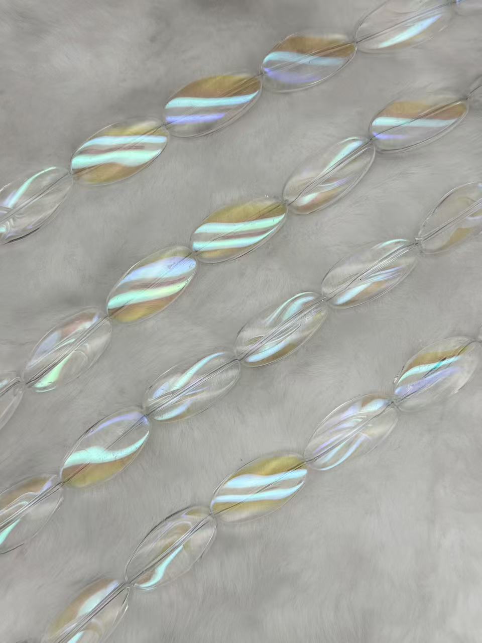 【Helical Oval-25mm】Crystal Strands