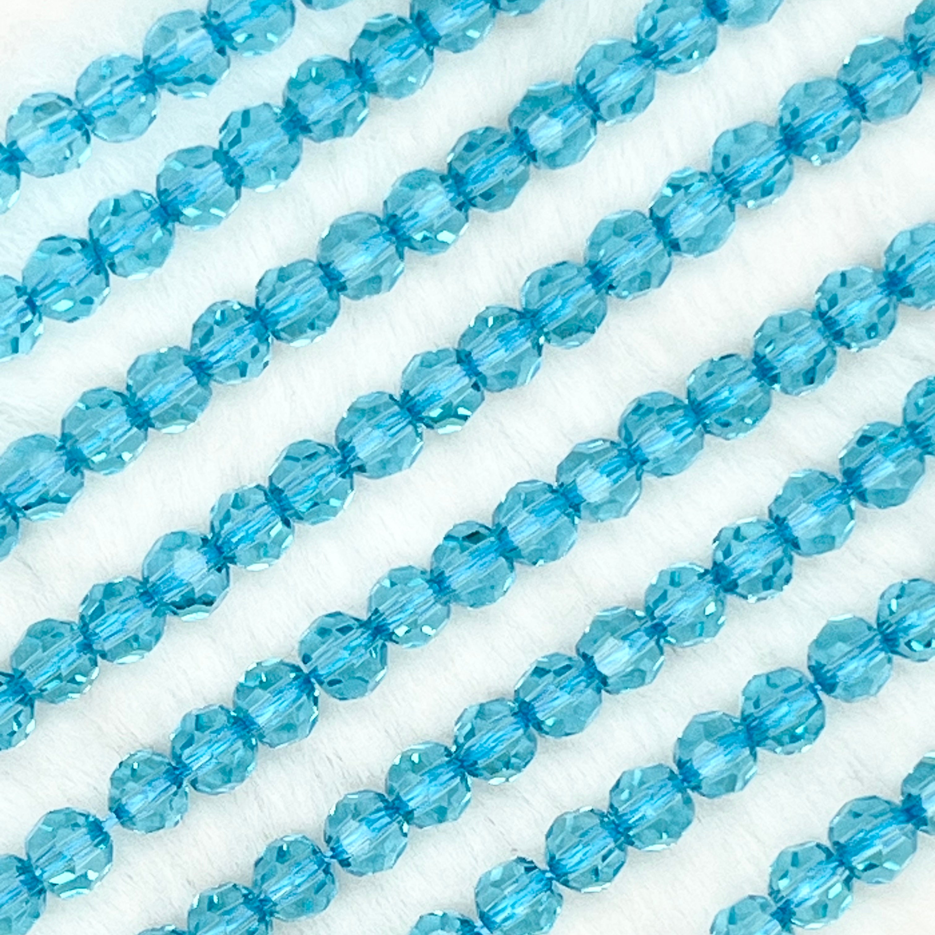 【 Round Faceted-3.5mm】Crystal Strands