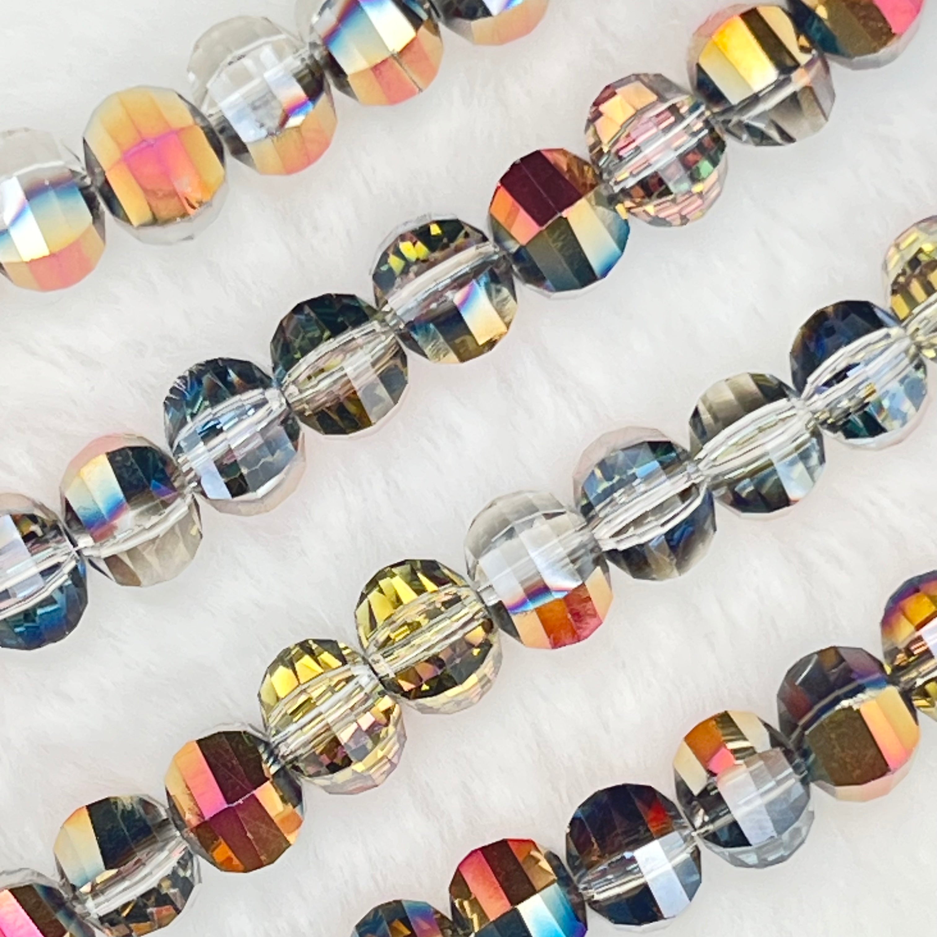 【 Watermelon-7mm】Crystal Strands