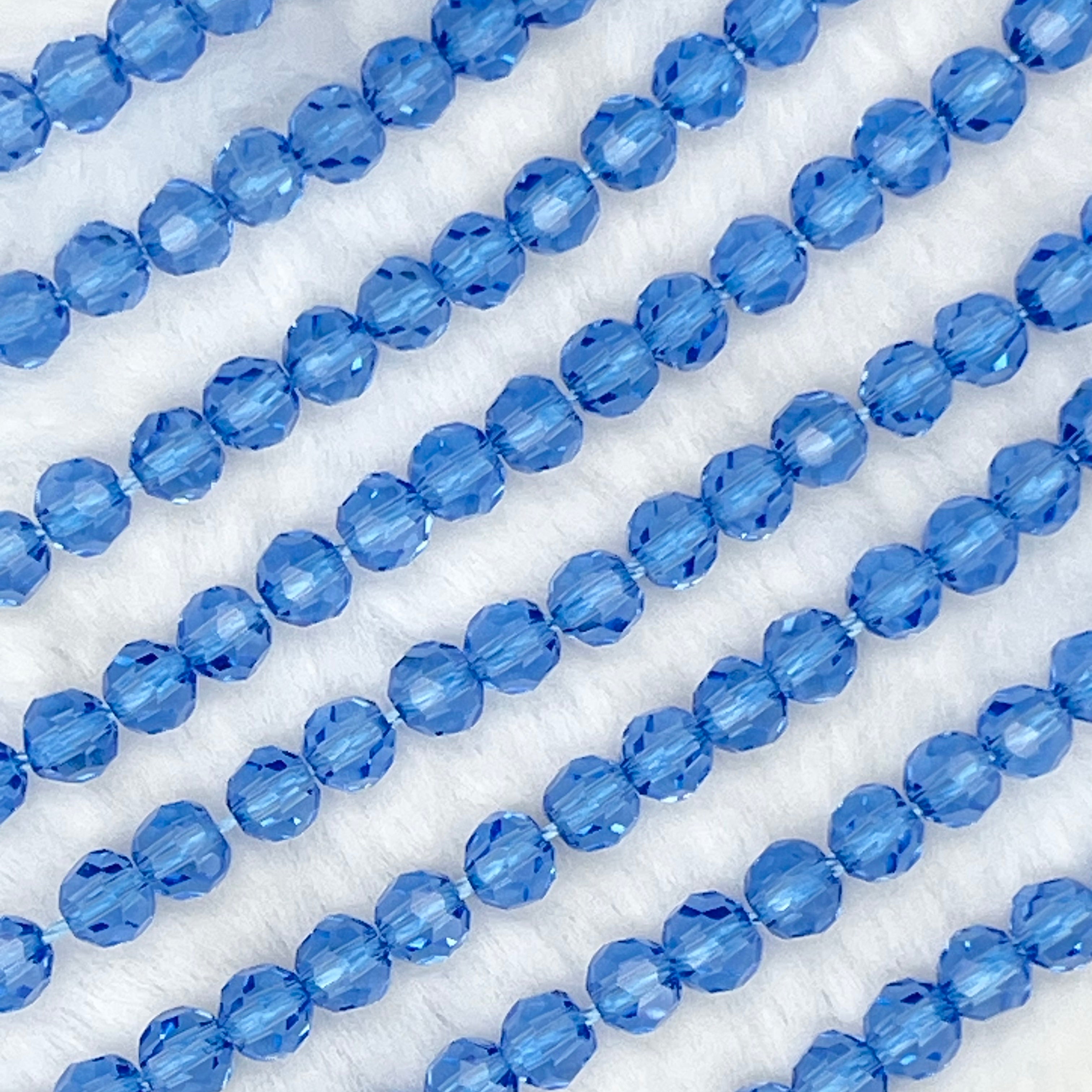 【 Round Faceted-3.5mm】Crystal Strands