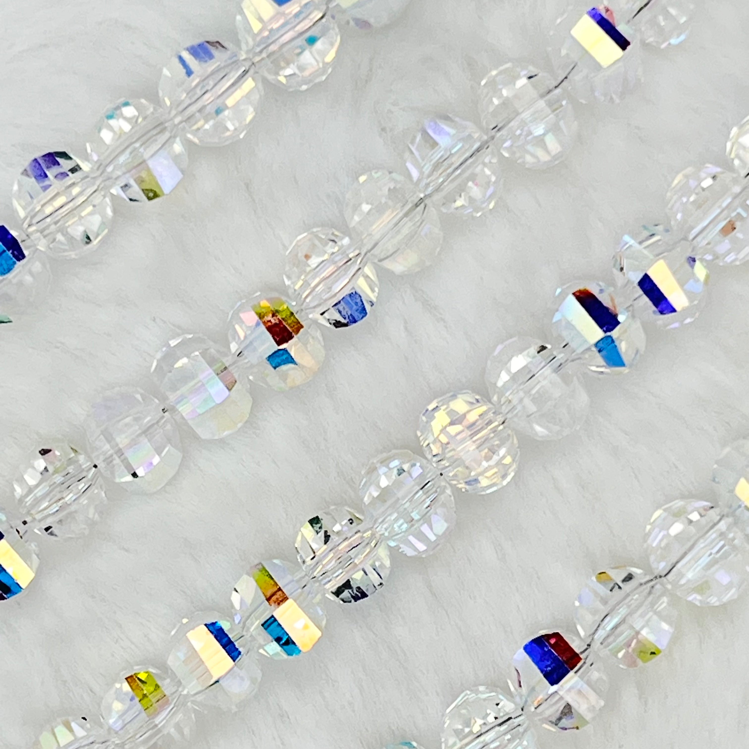 【 Watermelon-7mm】Crystal Strands