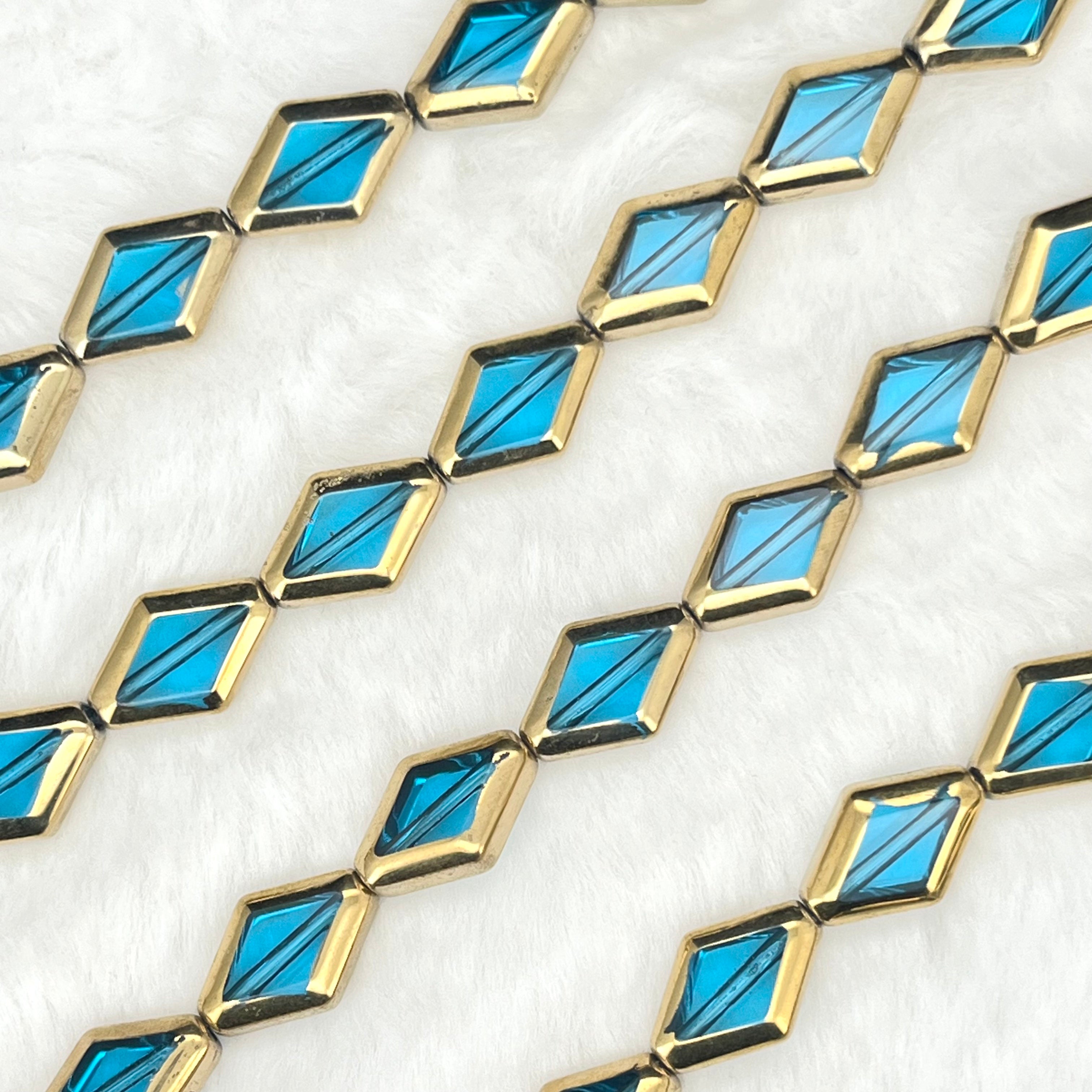 【Rhombus-15mm】Crystal Strands