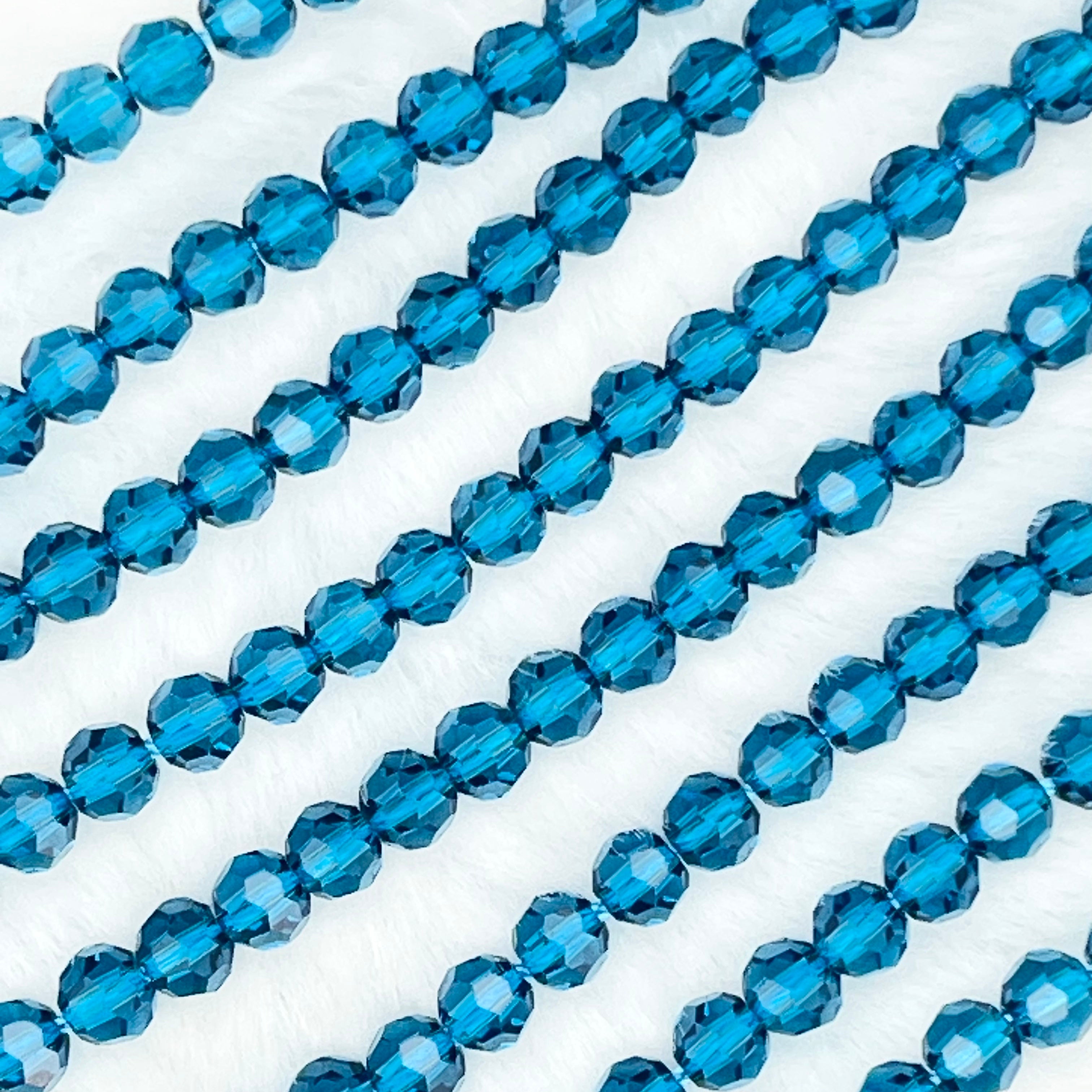 【 Round Faceted-3.5mm】Crystal Strands