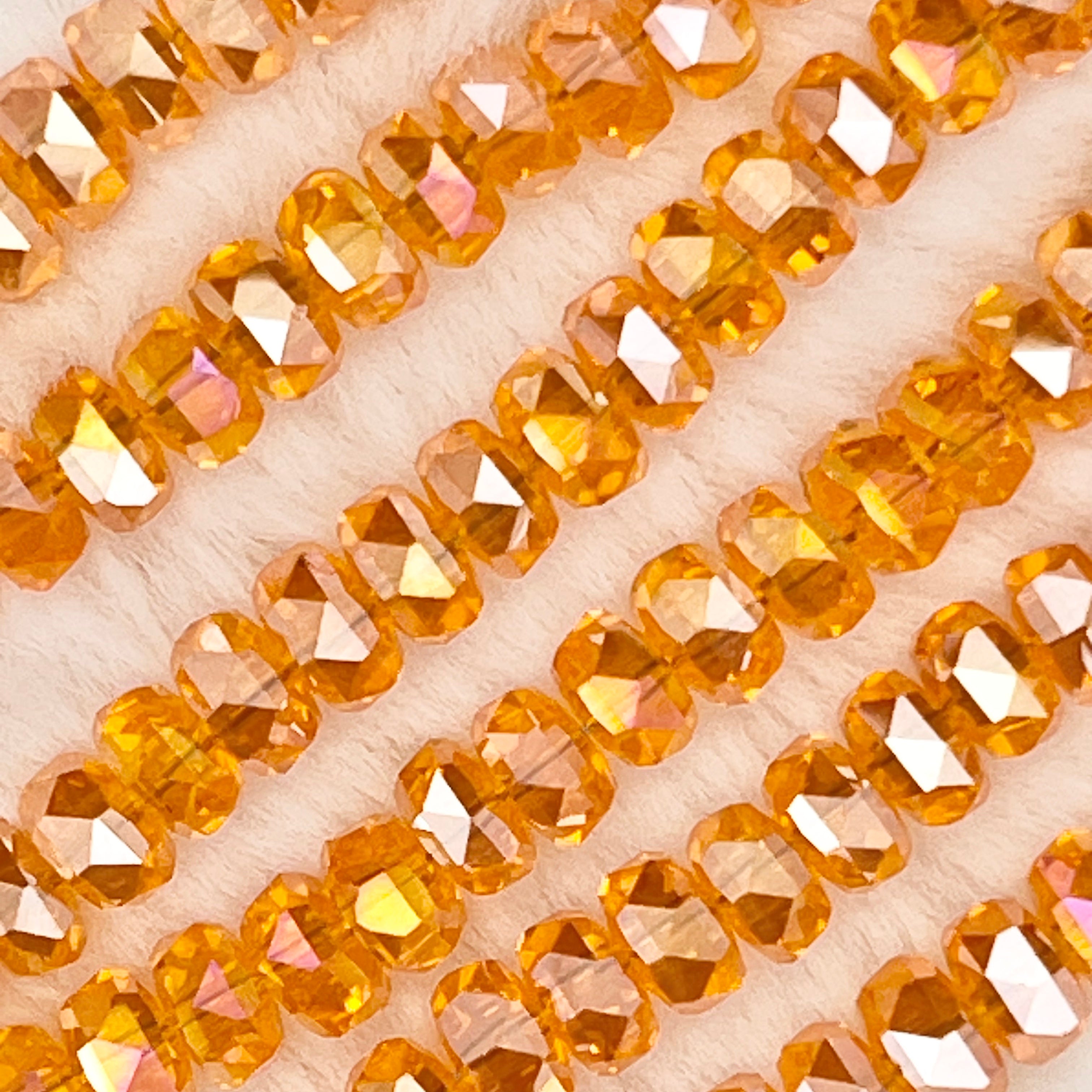 【 Wheel-4mm】Crystal Strands