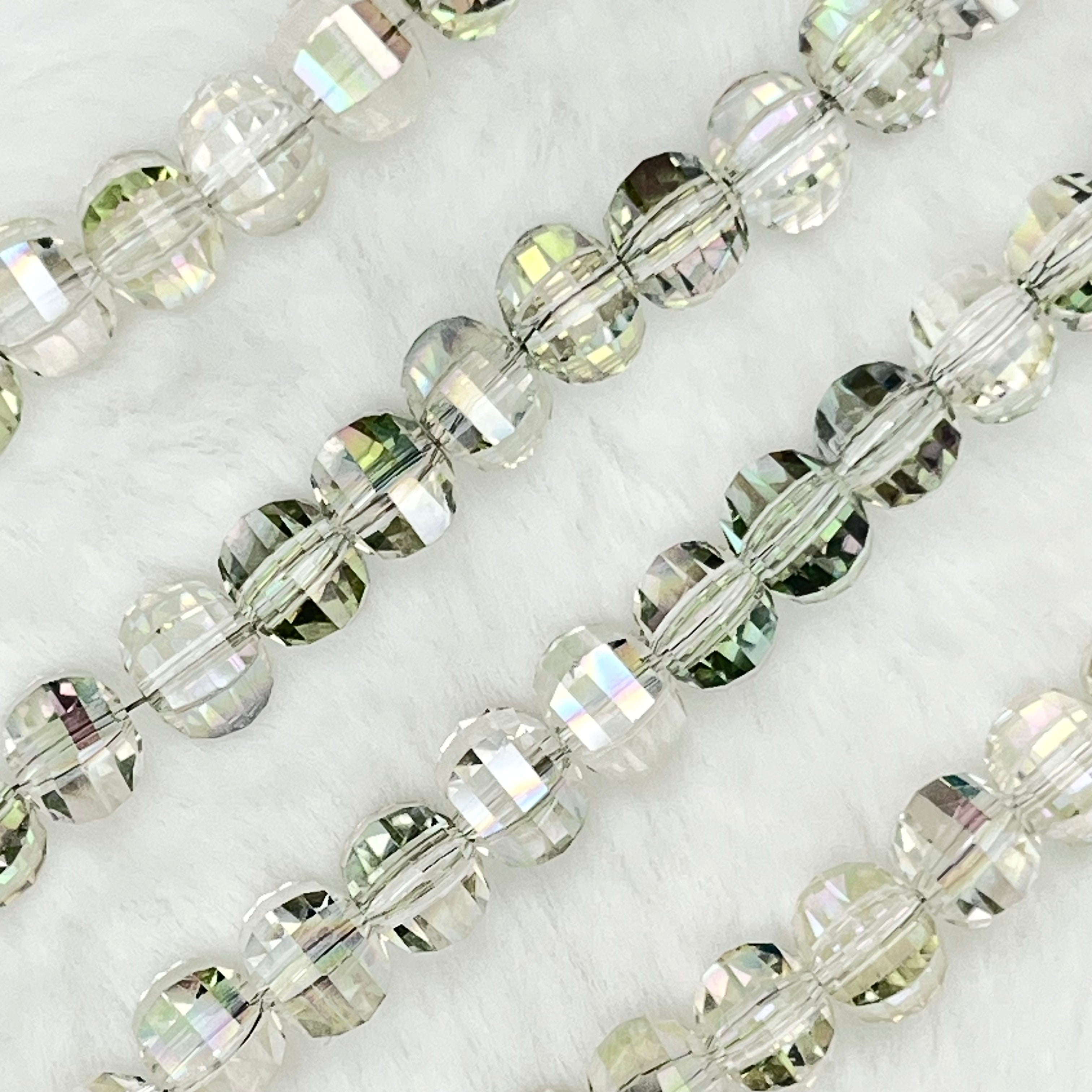 【 Watermelon-7mm】Crystal Strands