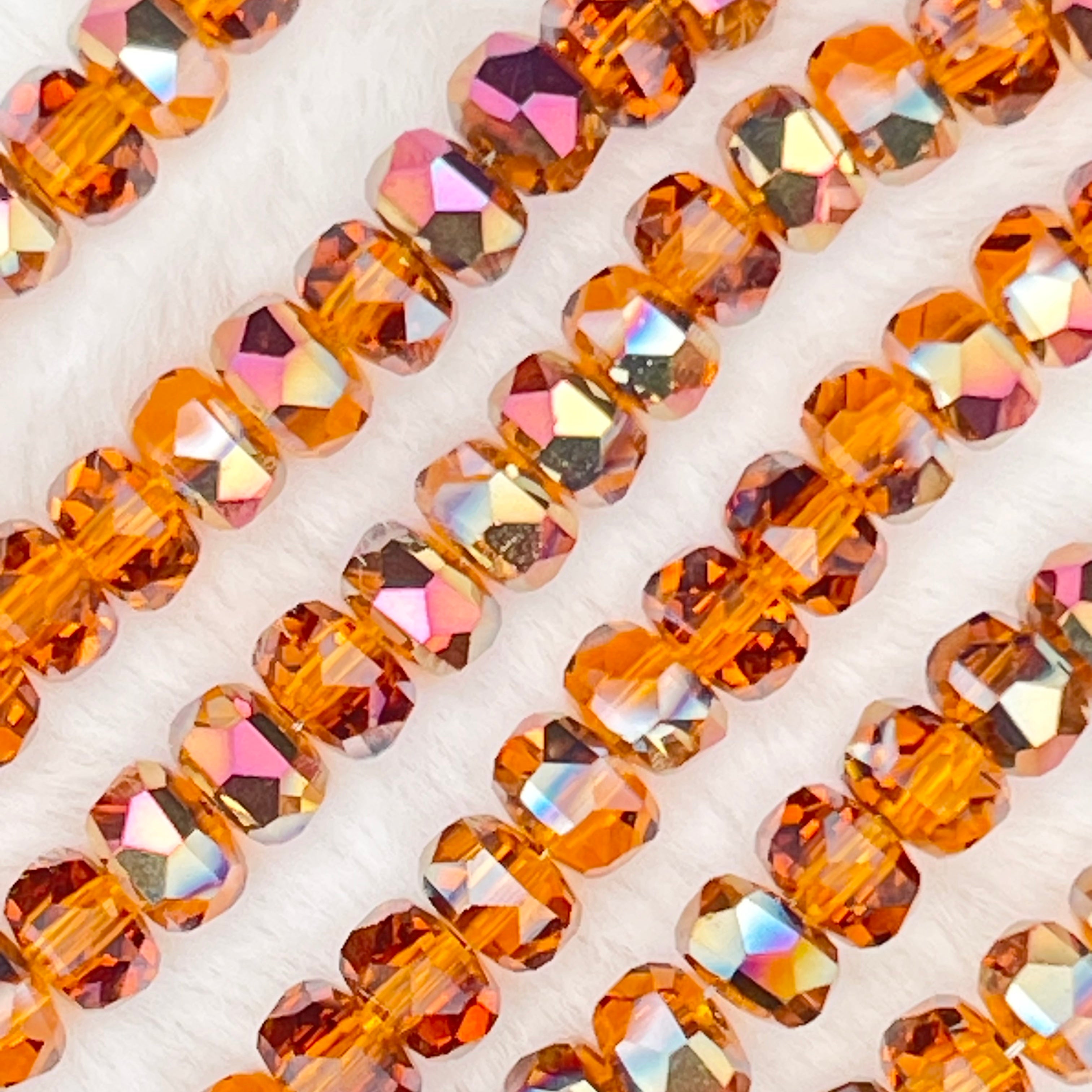 【 Wheel-4mm】Crystal Strands