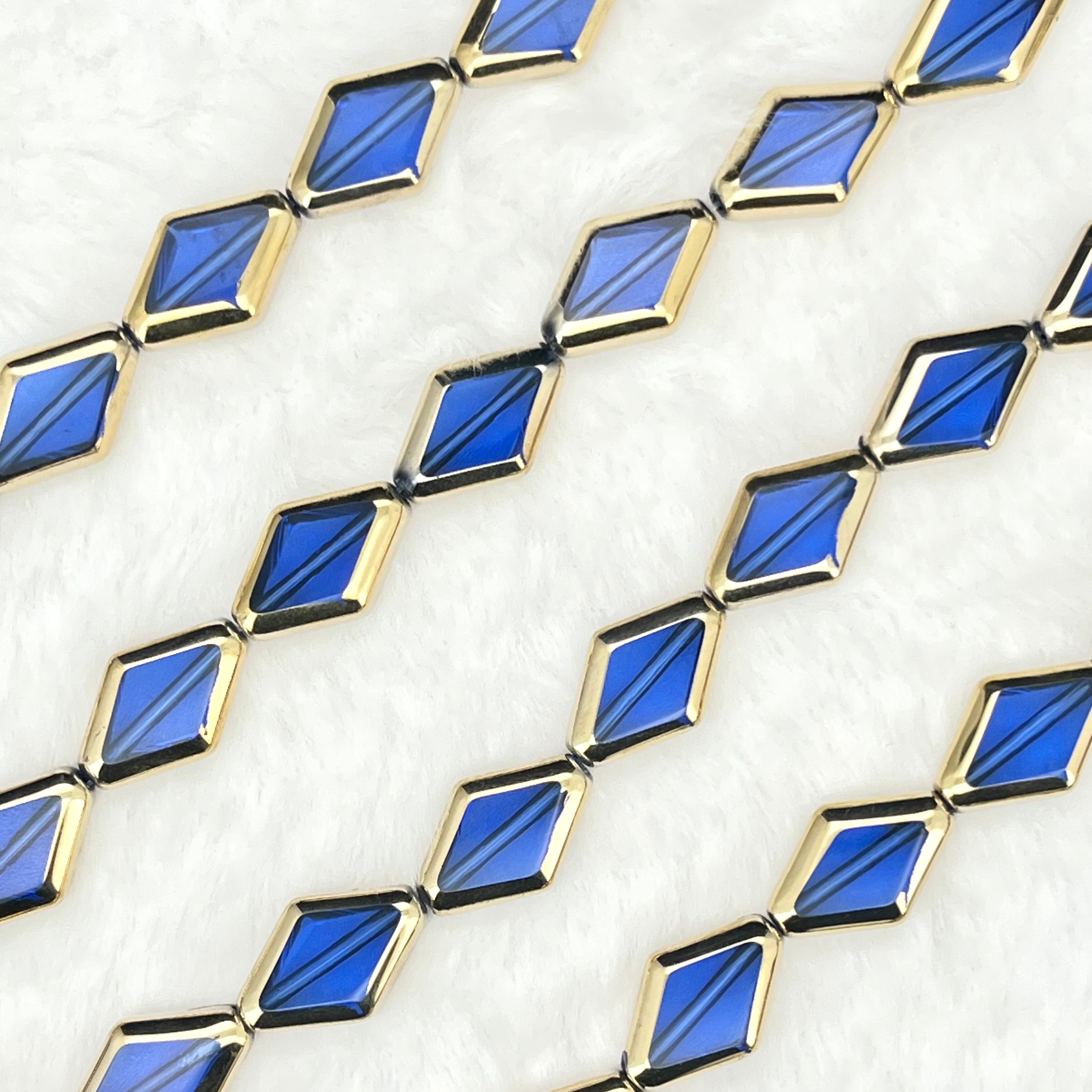 【Rhombus-15mm】Crystal Strands