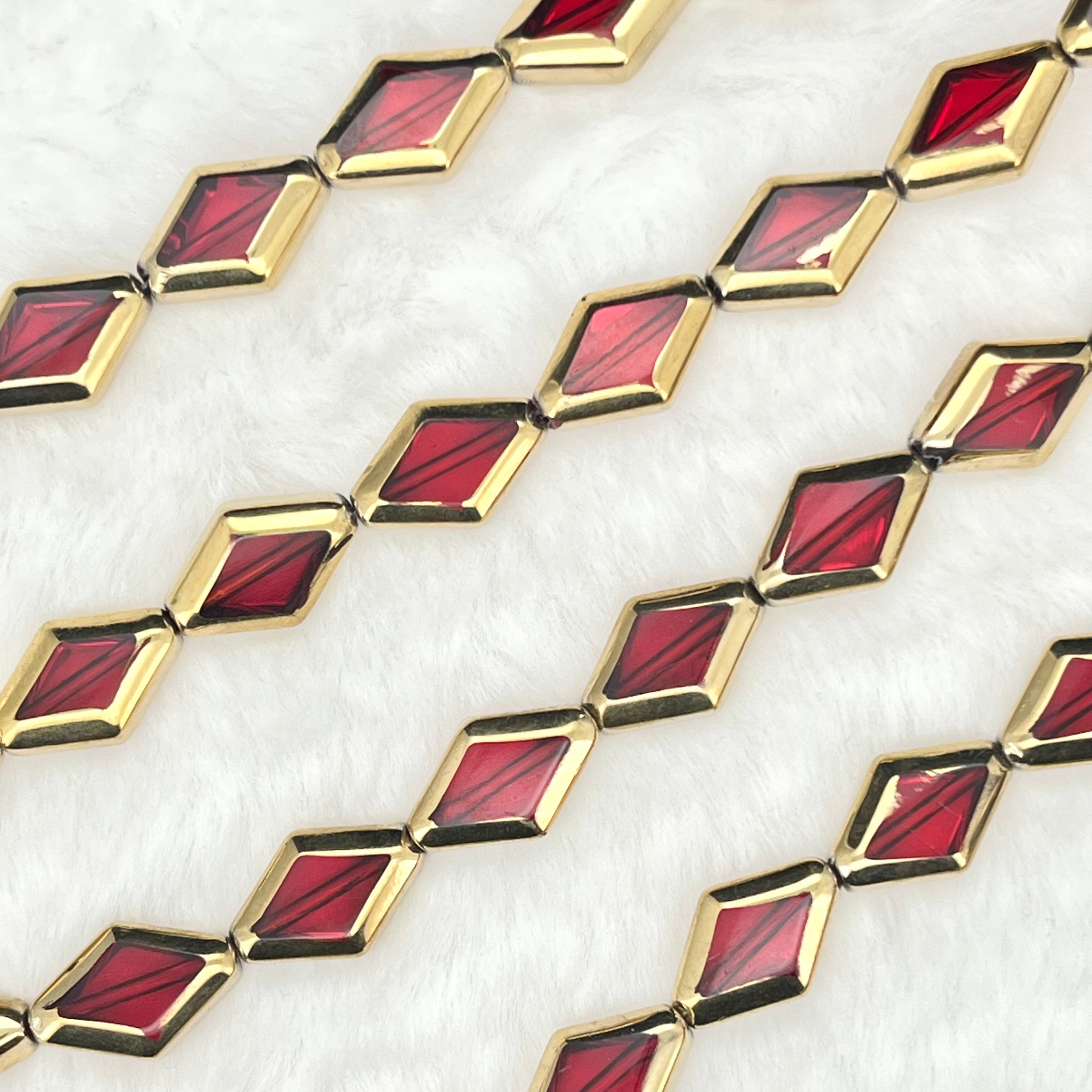 【Rhombus-15mm】Crystal Strands