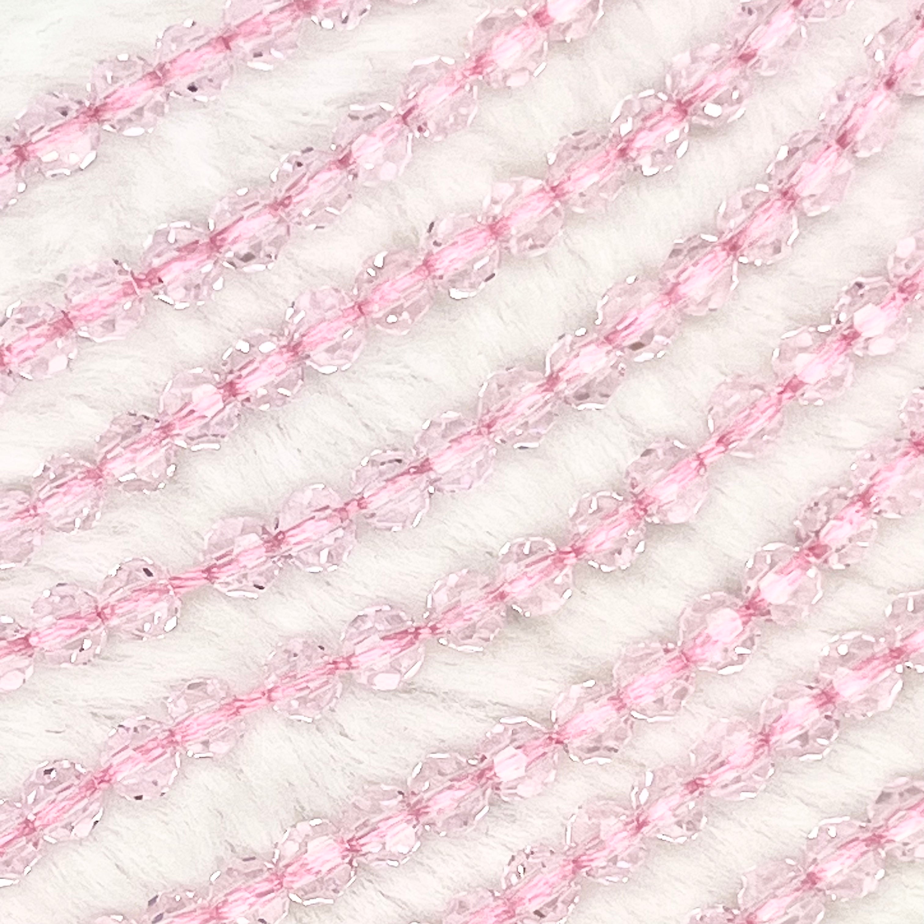 【 Round Faceted-3.5mm】Crystal Strands