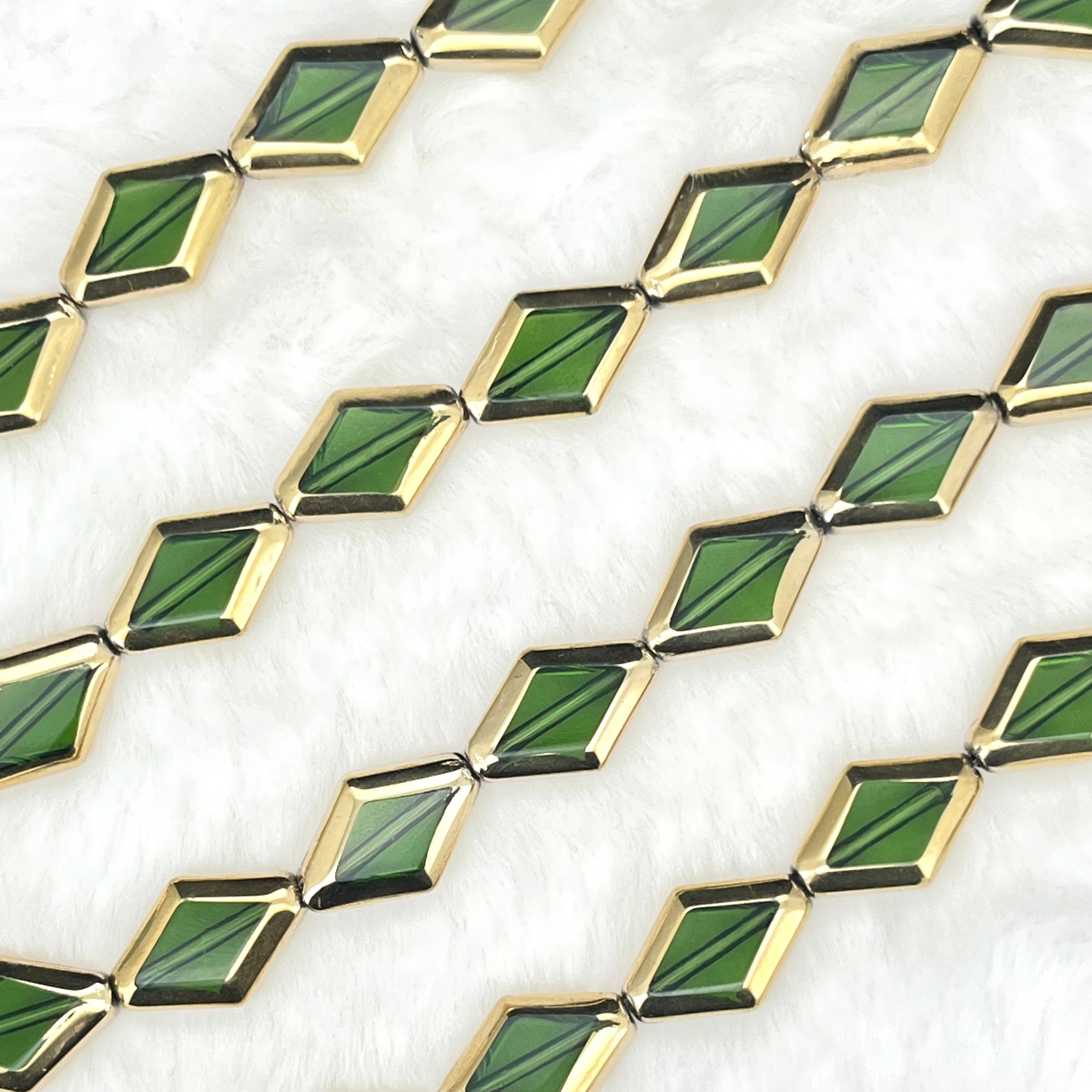 【Rhombus-15mm】Crystal Strands