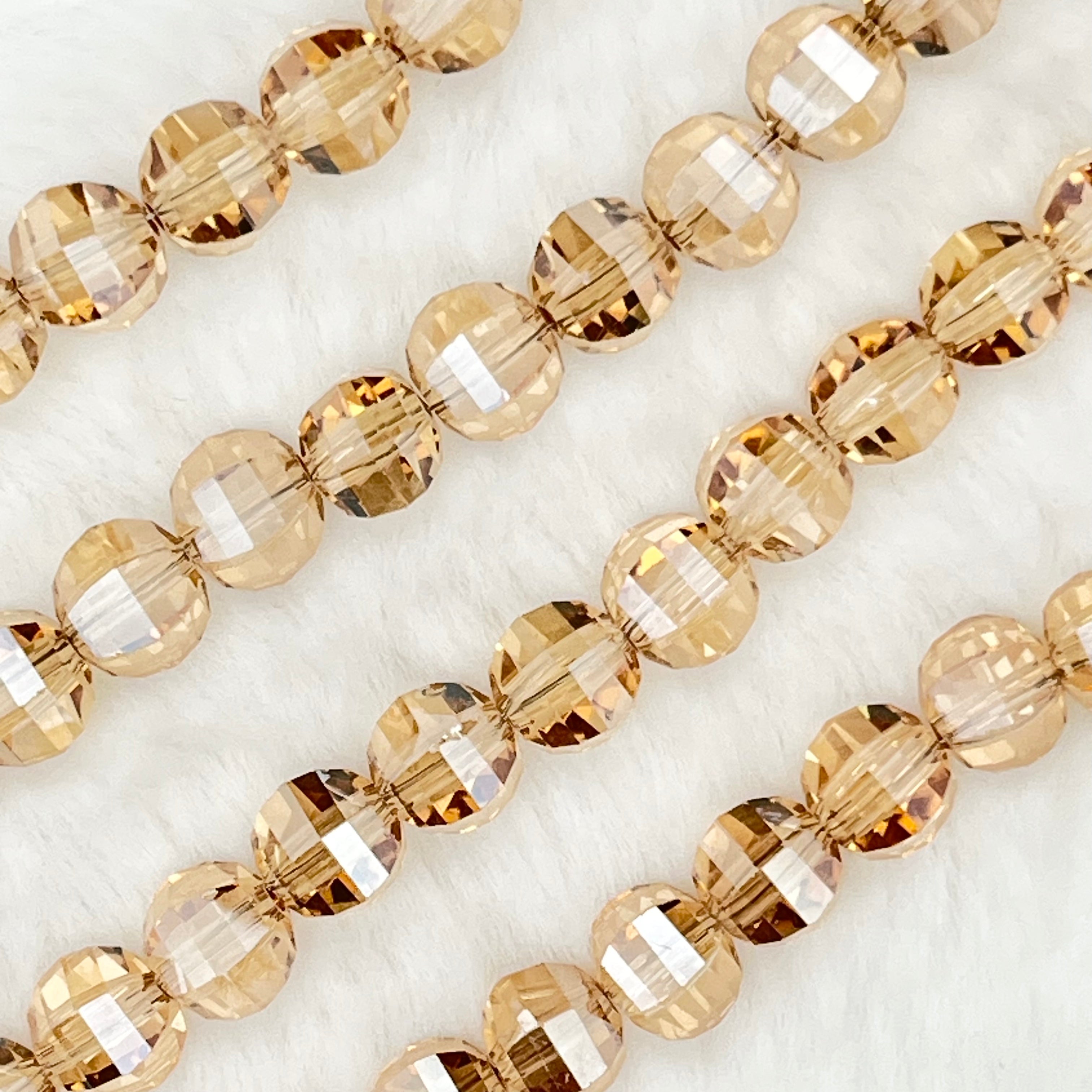 【 Watermelon-7mm】Crystal Strands