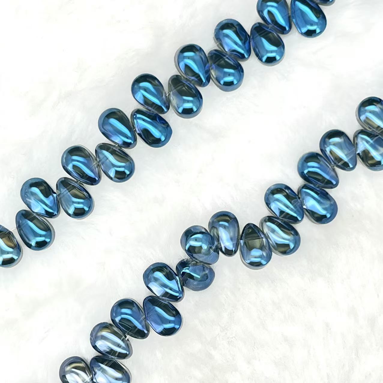 【Smooth Teatrdrop-4.5mm】Crystal Strands