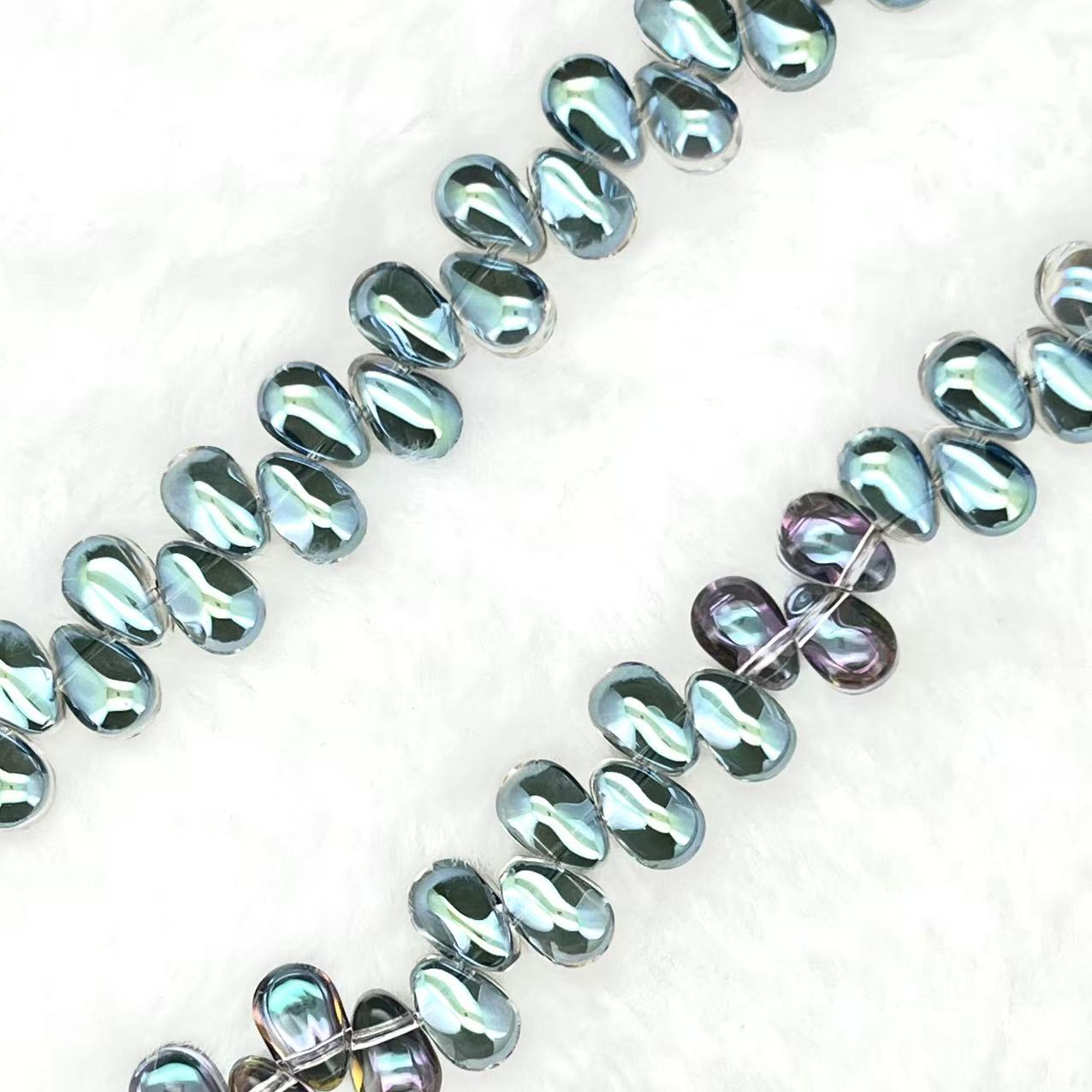 【Smooth Teatrdrop-4.5mm】Crystal Strands