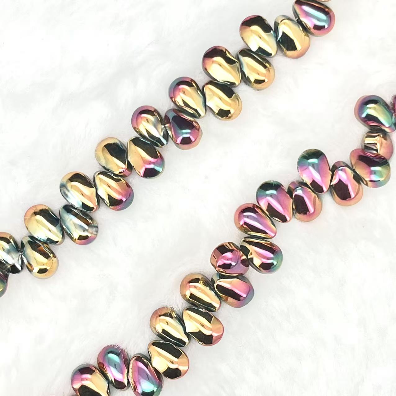 【Smooth Teatrdrop-4.5mm】Crystal Strands