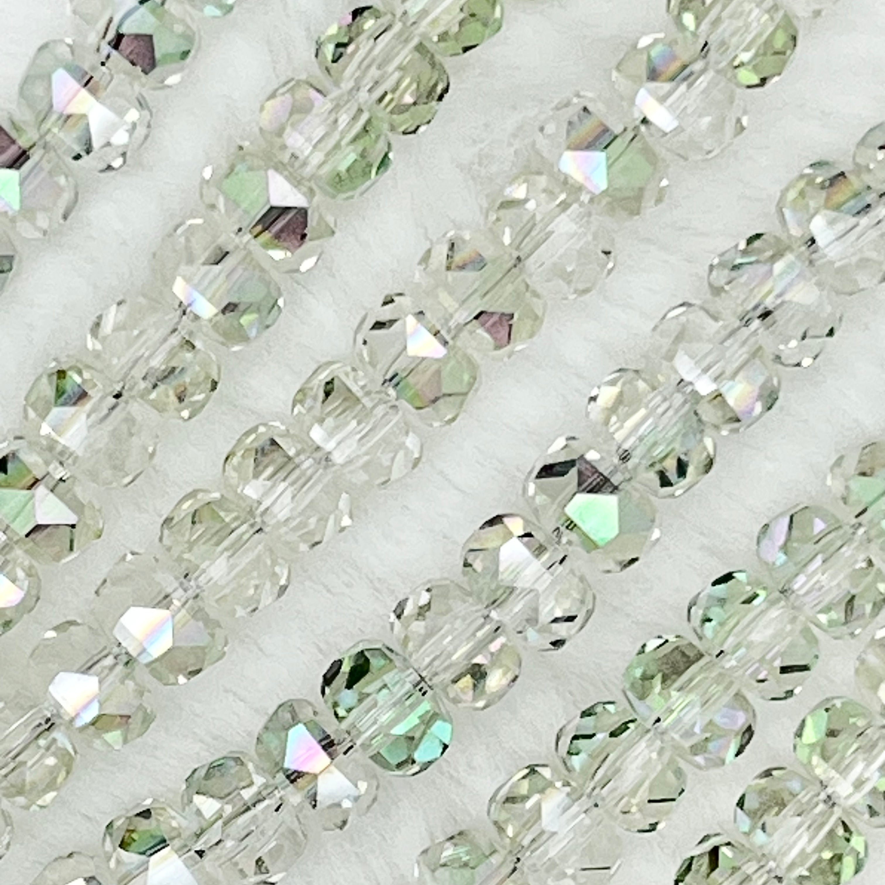 【 Wheel-4mm】Crystal Strands