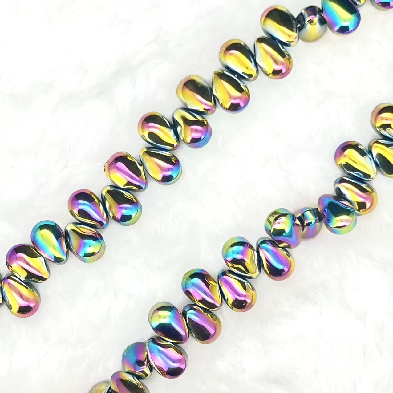 【Smooth Teatrdrop-4.5mm】Crystal Strands