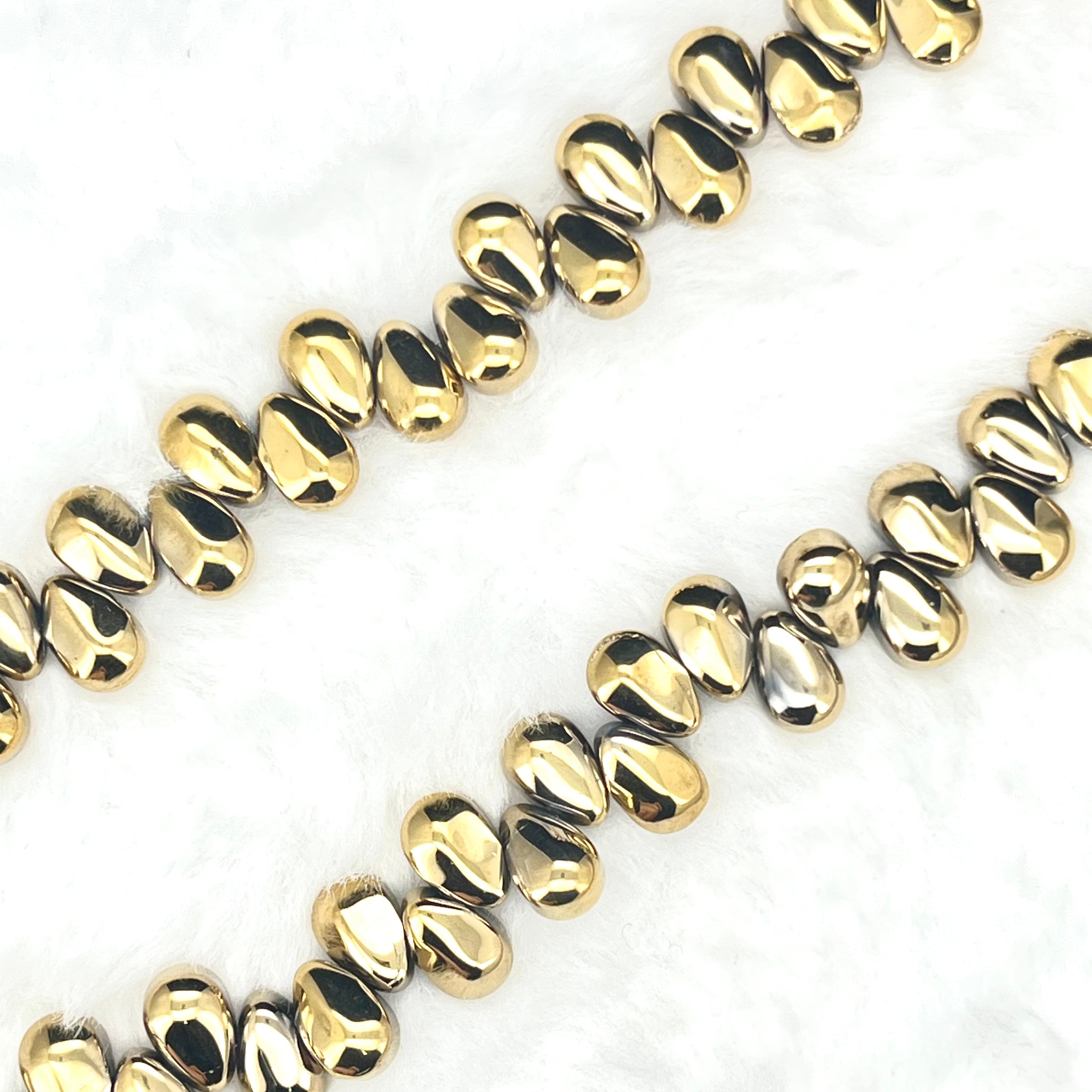 【Smooth Teatrdrop-4.5mm】Crystal Strands