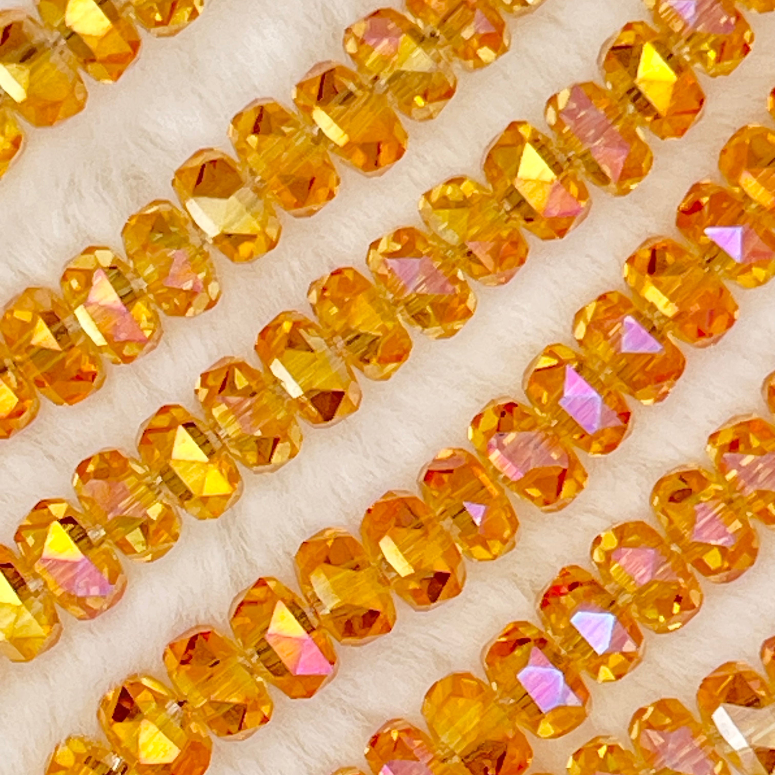 【 Wheel-4mm】Crystal Strands