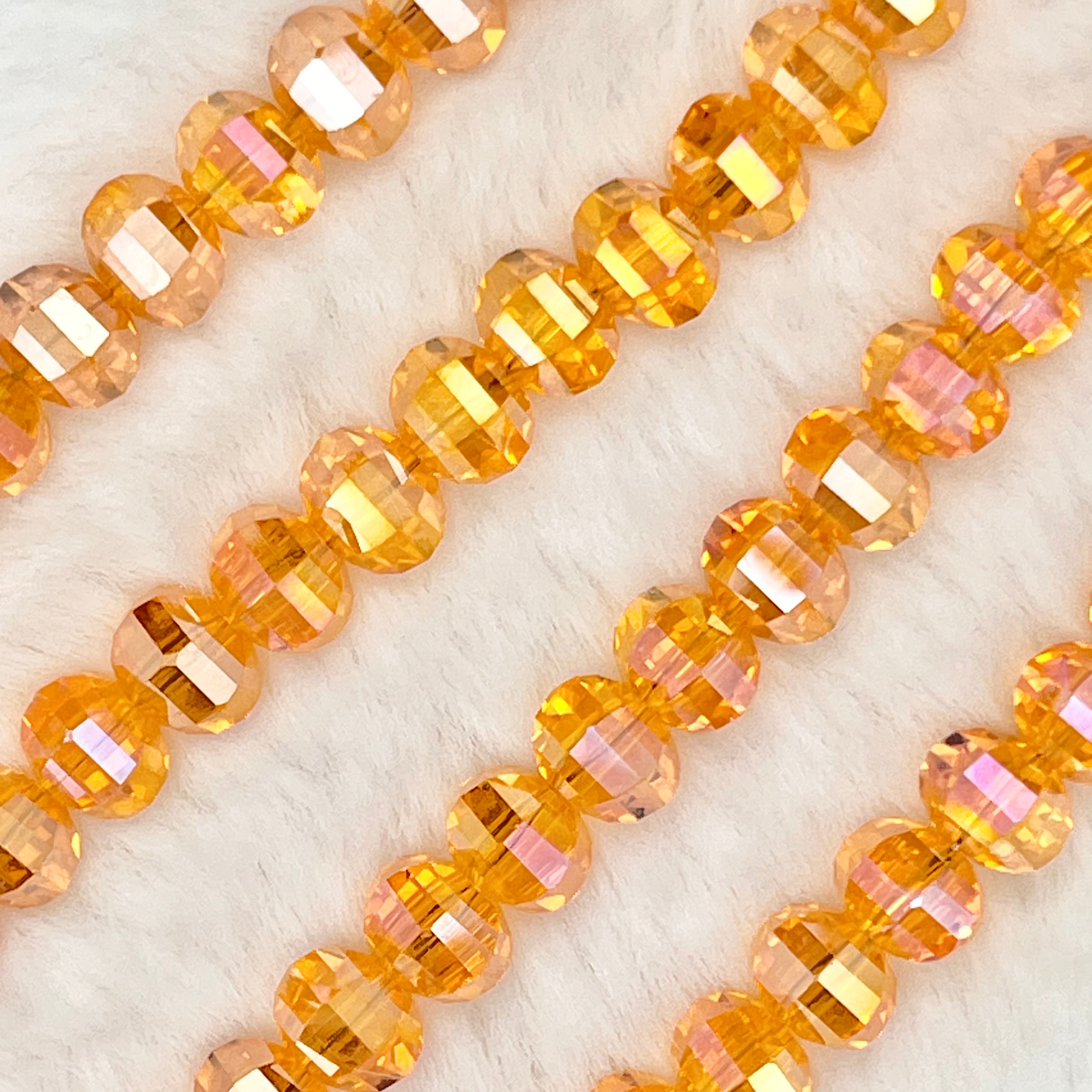 【 Watermelon-7mm】Crystal Strands