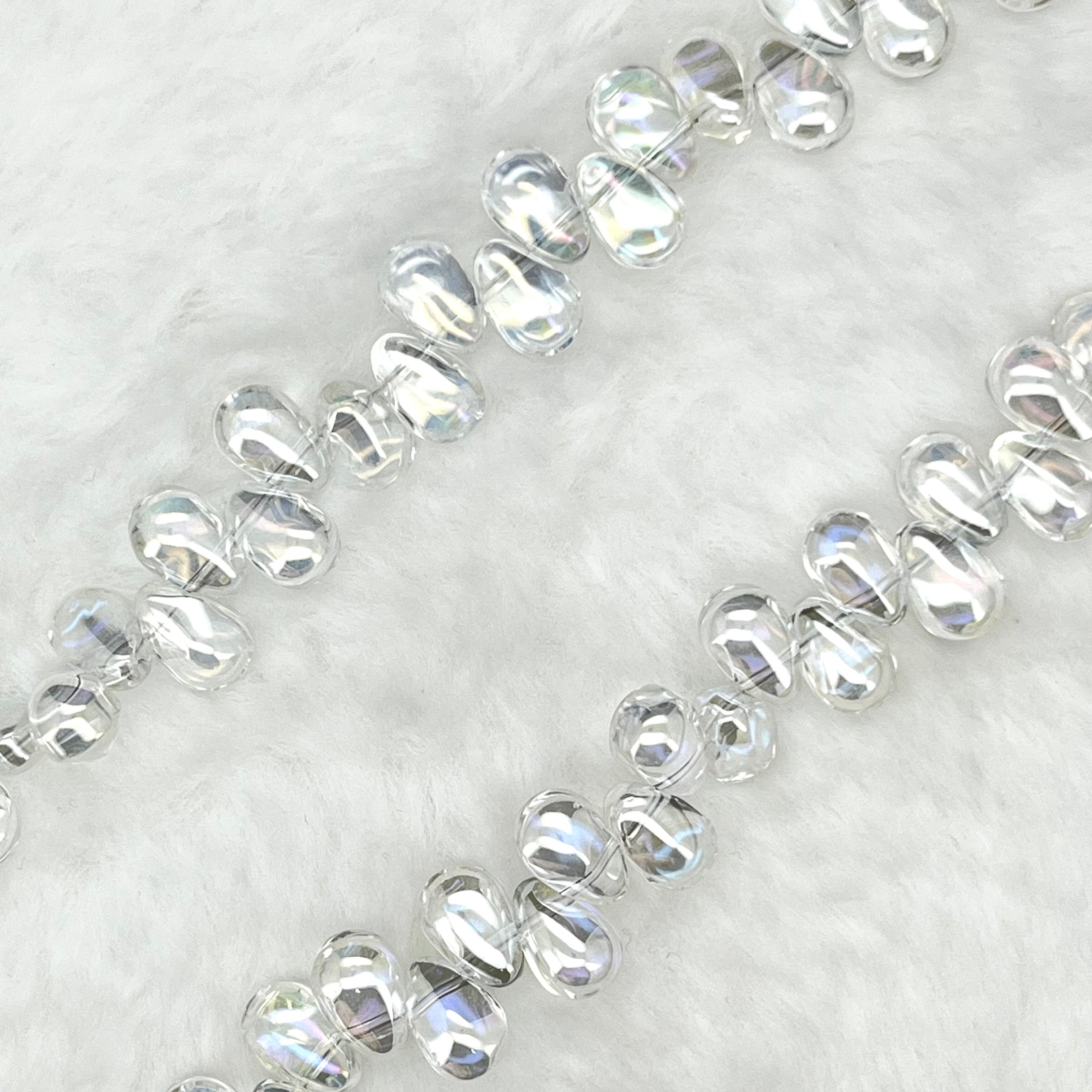 【Smooth Teatrdrop-4.5mm】Crystal Strands