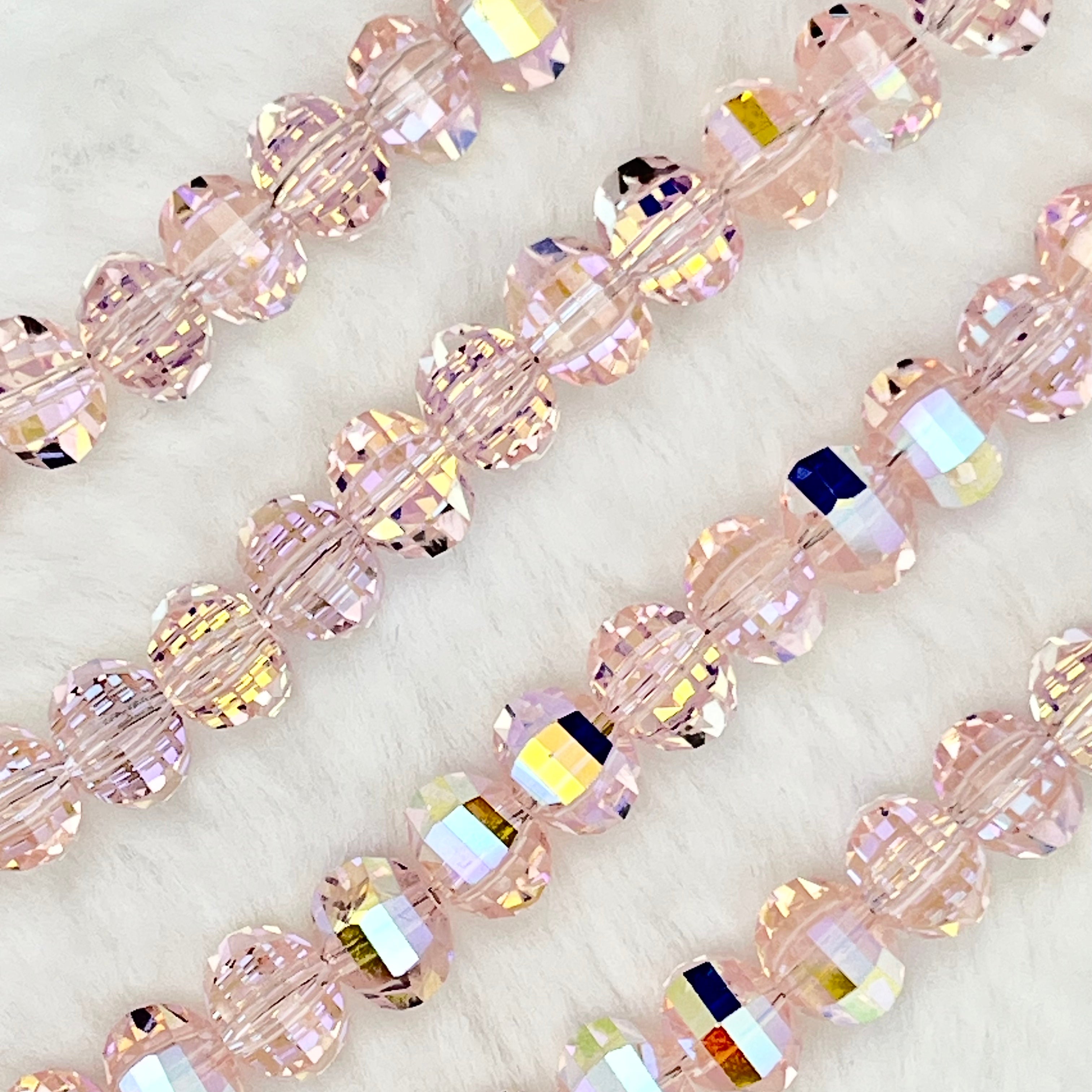 【 Watermelon-7mm】Crystal Strands