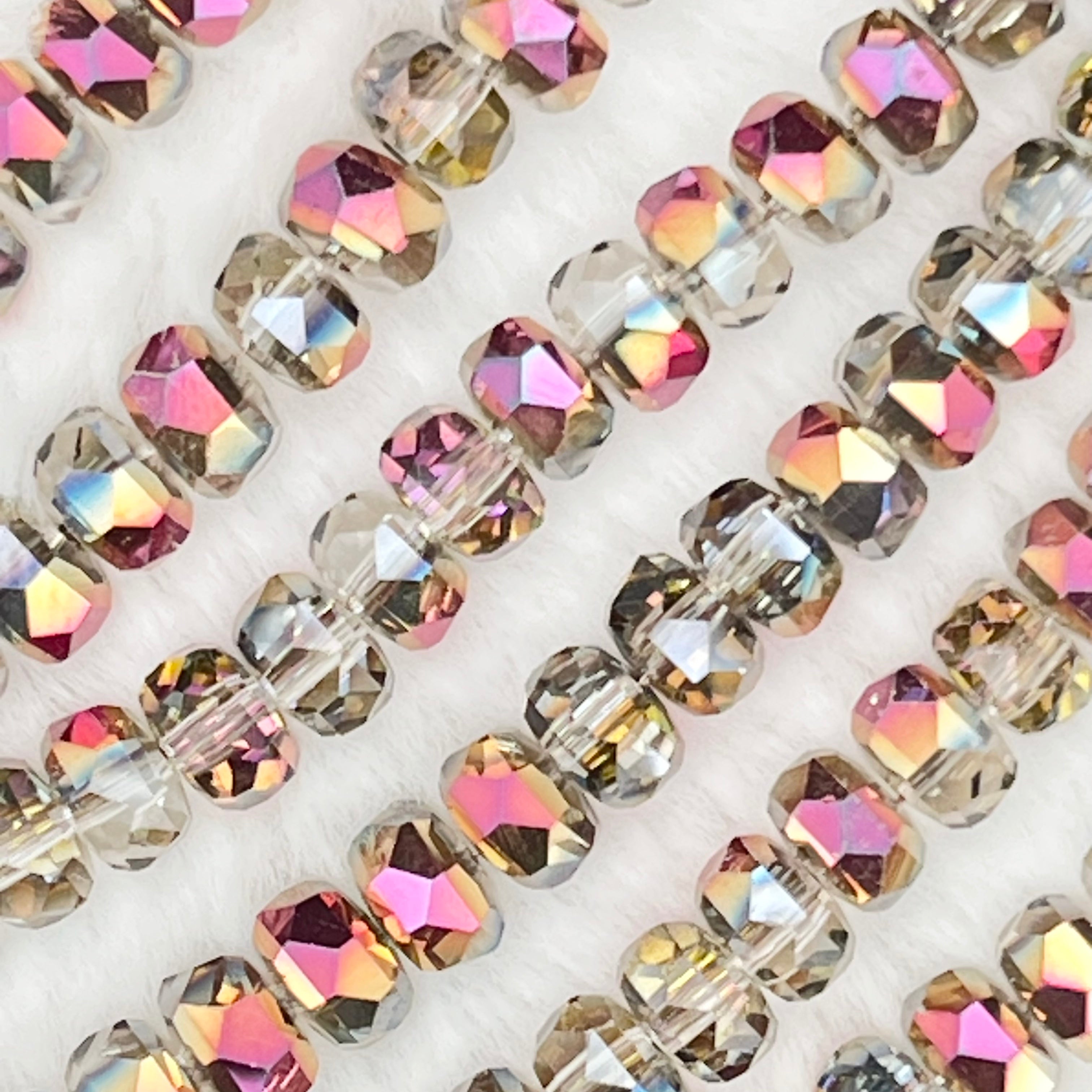 【 Wheel-4mm】Crystal Strands