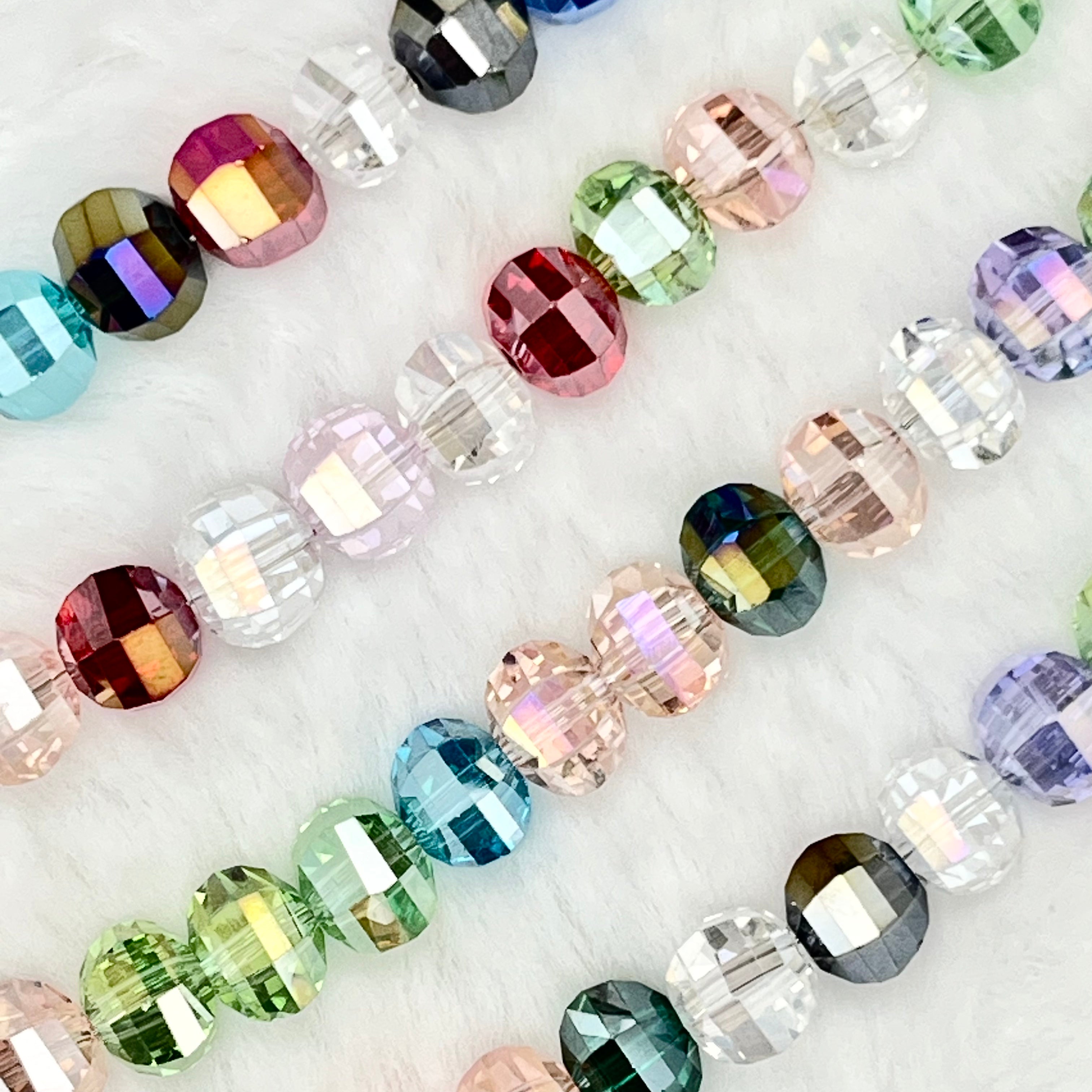 【 Watermelon-7mm】Crystal Strands