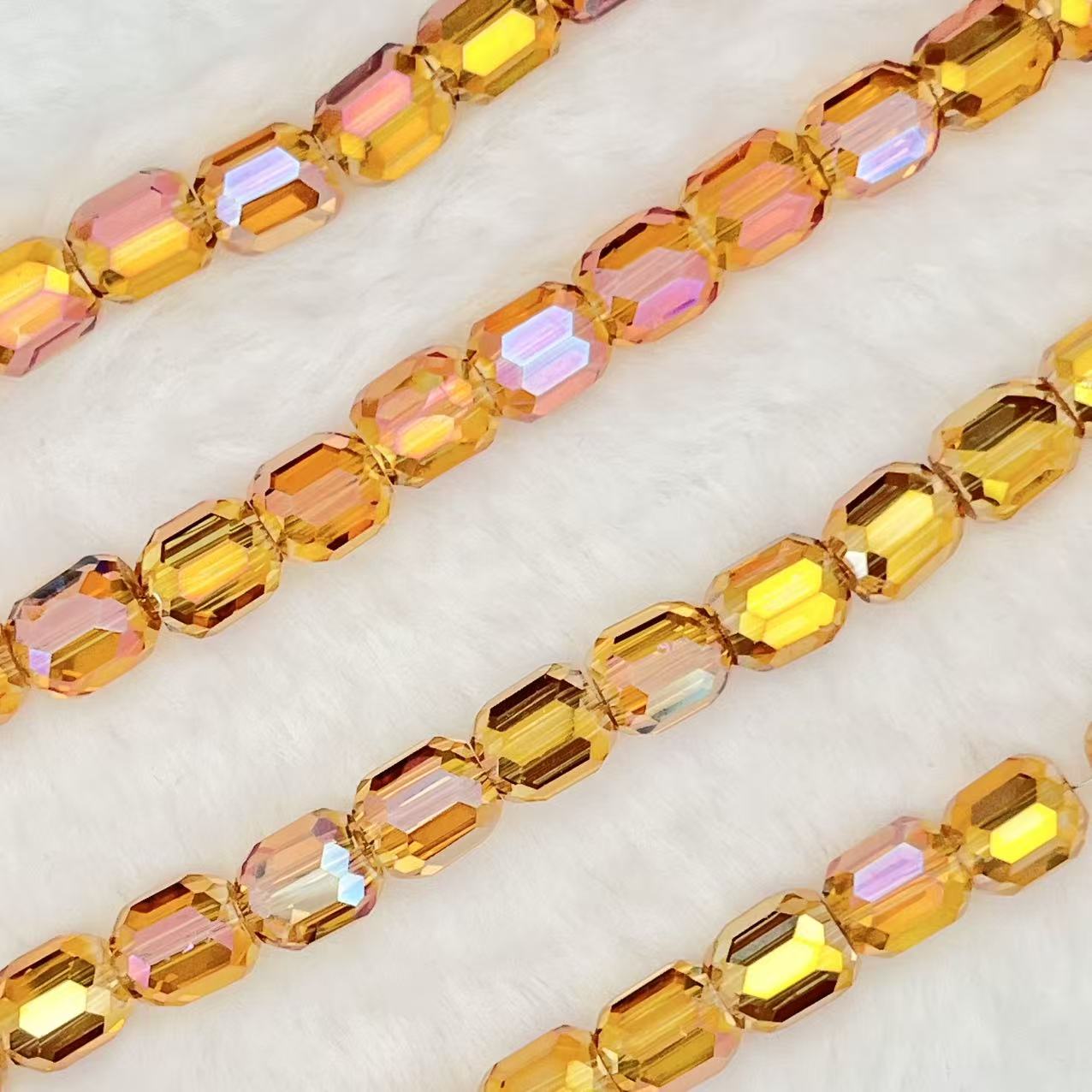 【Barrel Shape-8.5mm】Crystal Strands