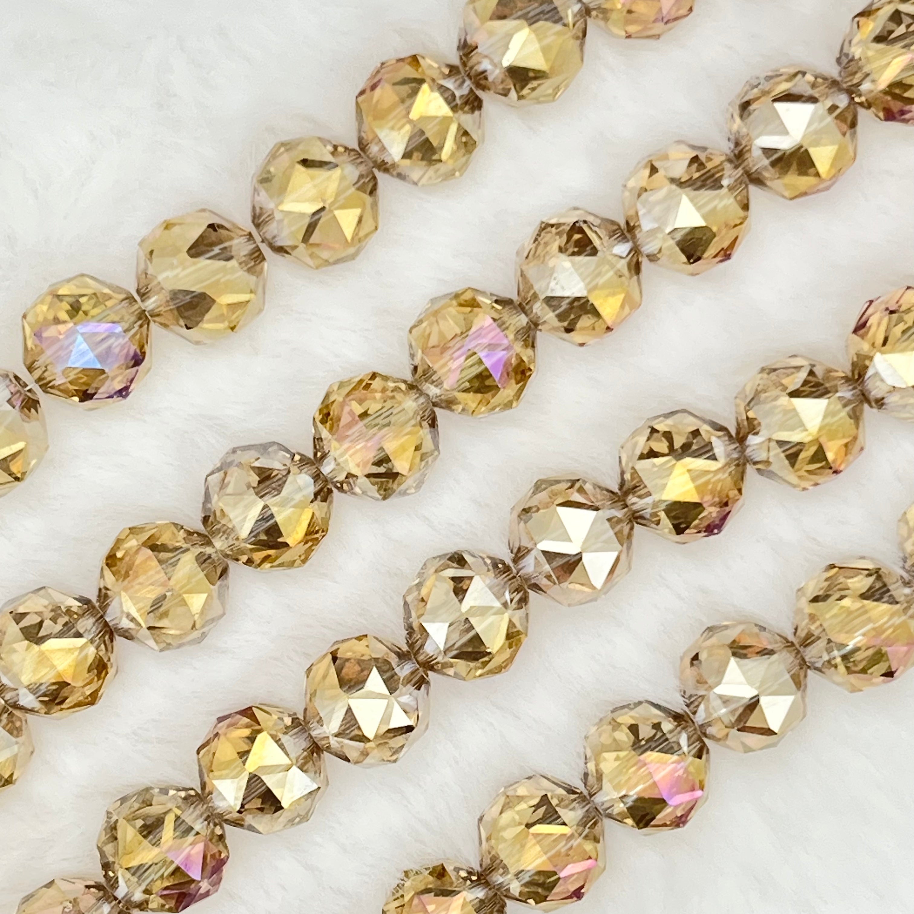 【Flower Sphere-9.5mm】Crystal Strands