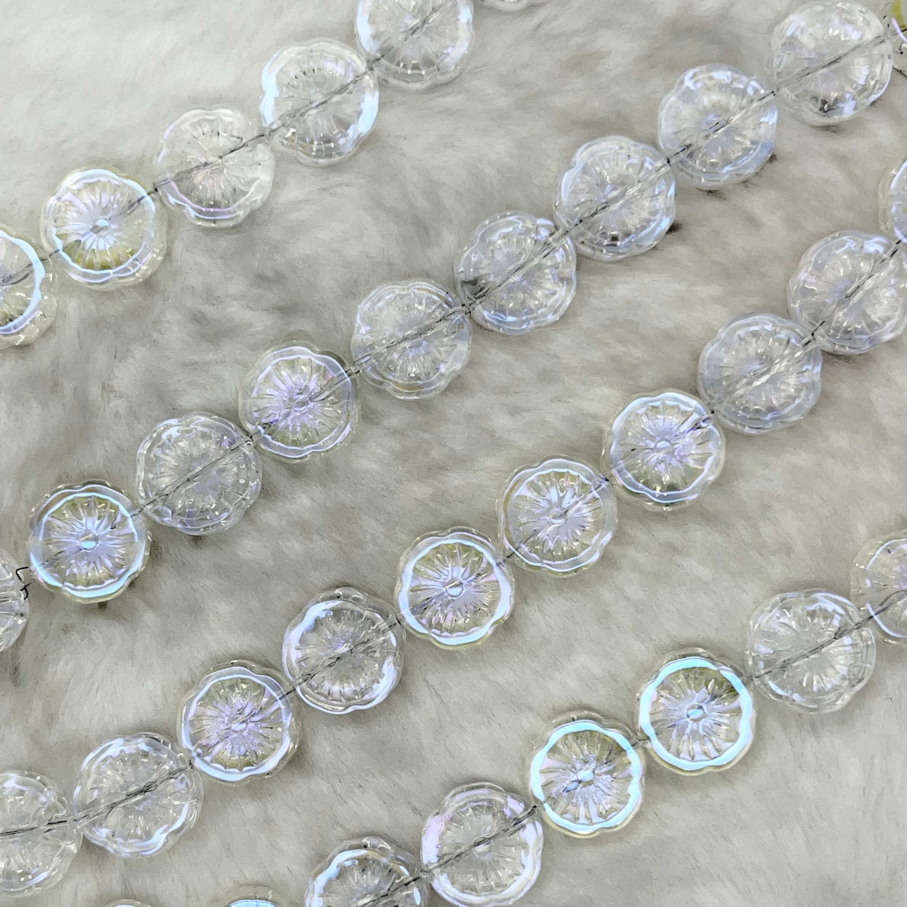 【Lime Slices-14mm】Crystal Strands