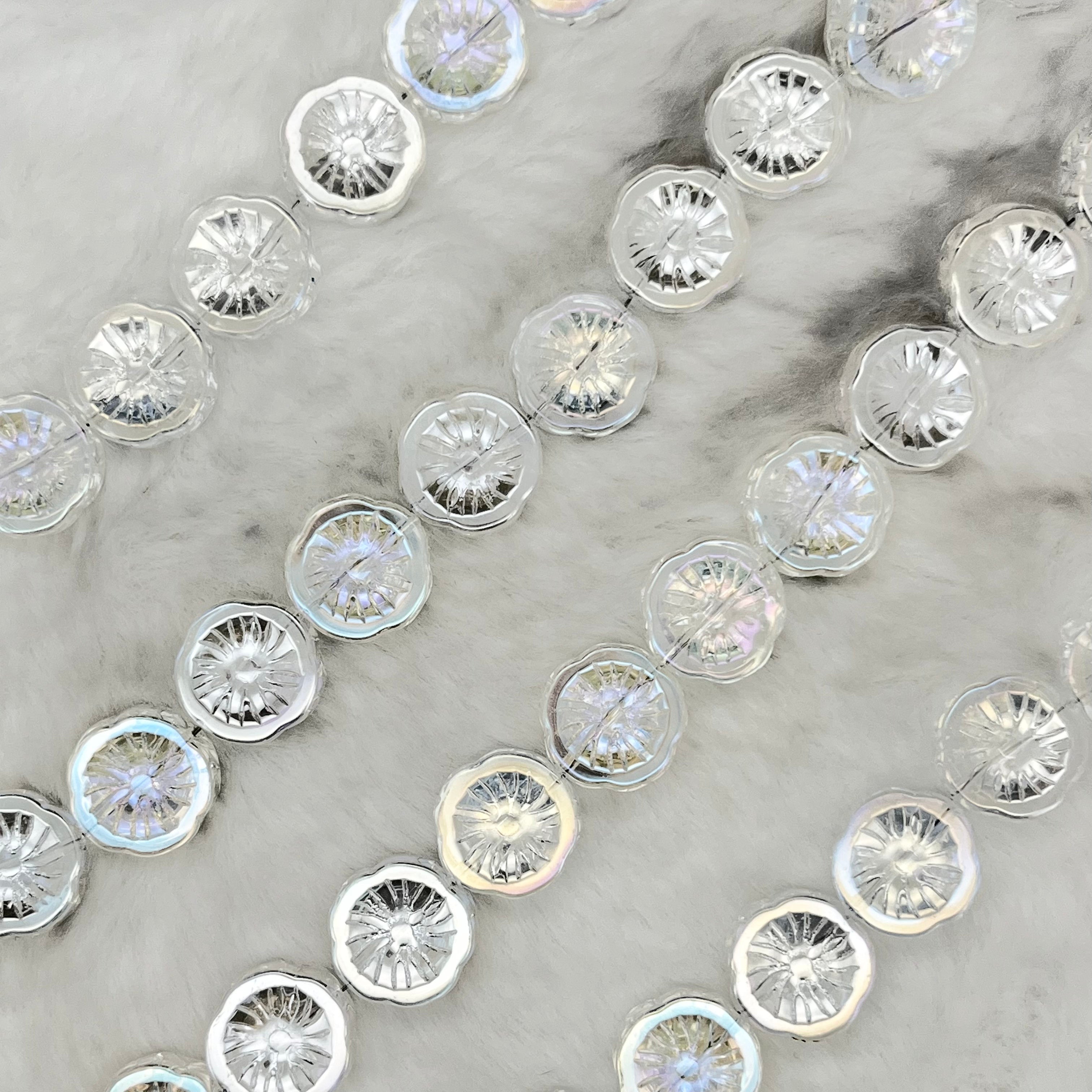 【Lime Slices-14mm】Crystal Strands