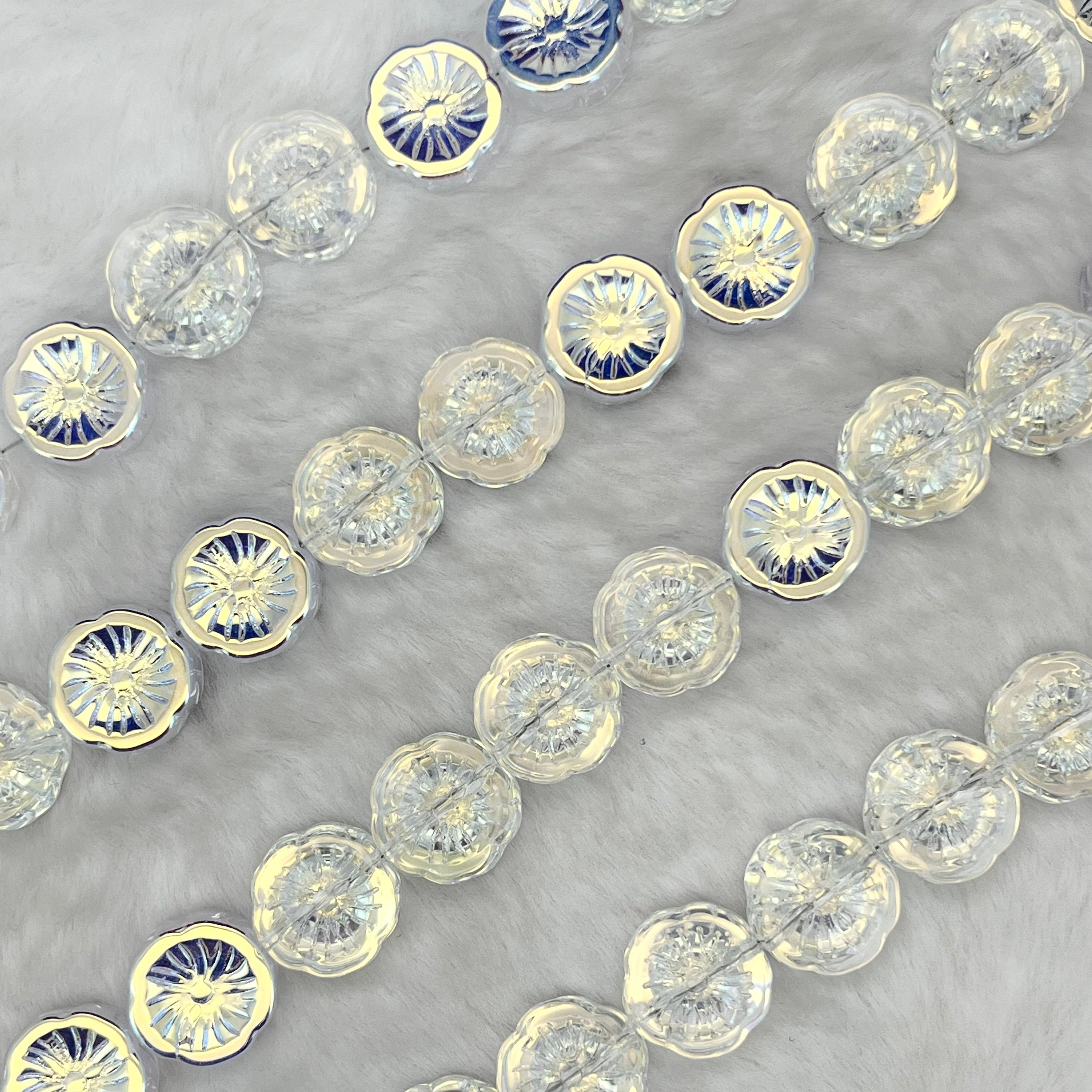 【Lime Slices-14mm】Crystal Strands