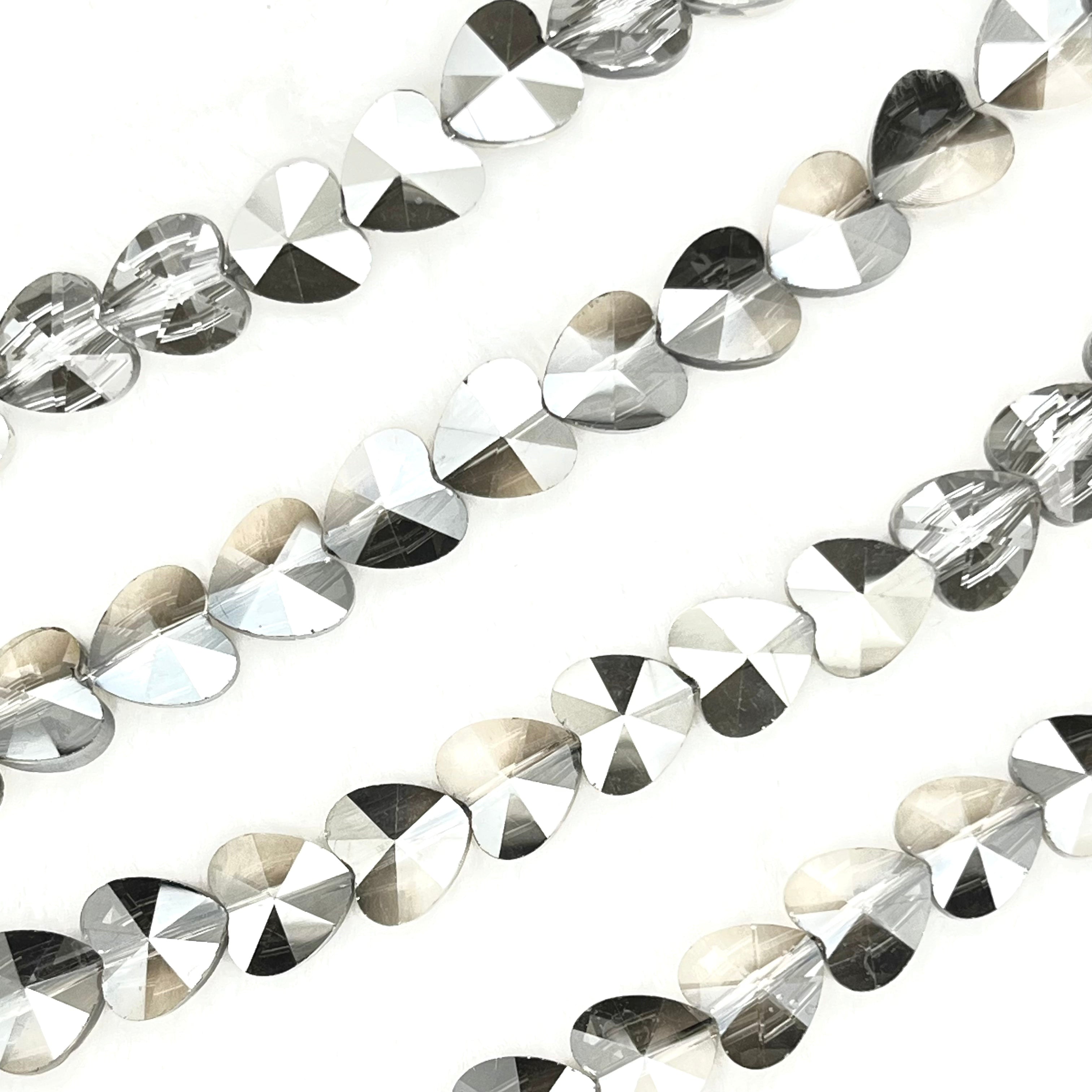 【Love Heart-10mm】Crystal Strands