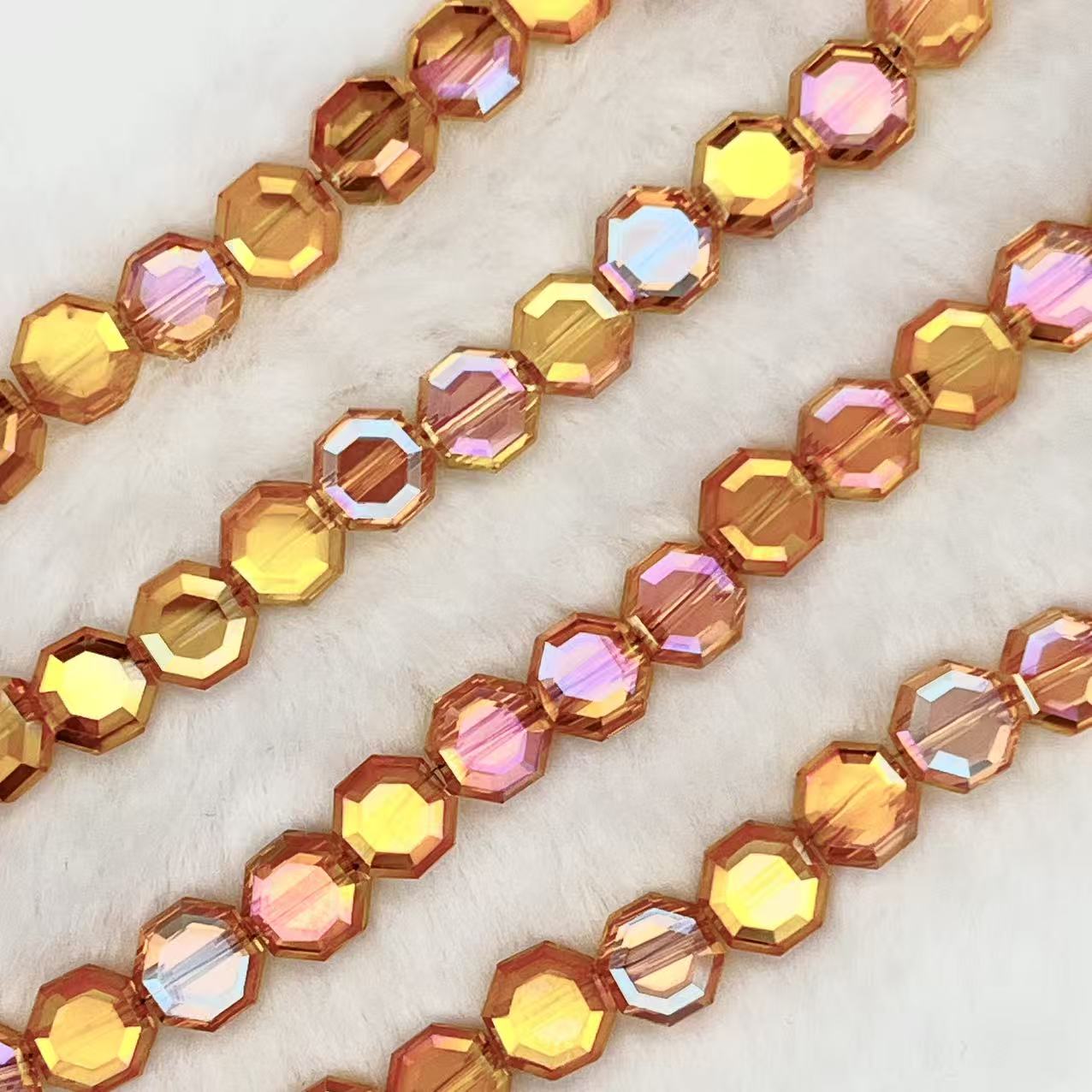 【Hexagon-7.5mm】Crystal Strands